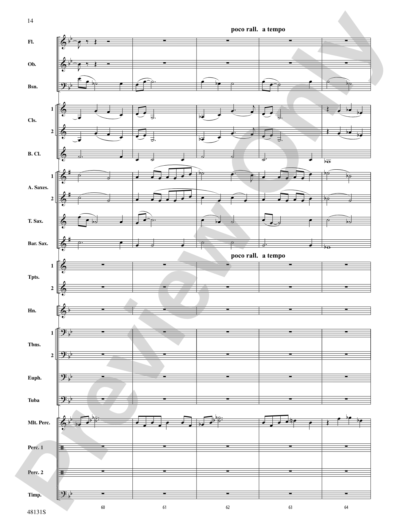 Ride Through the Valley: Score