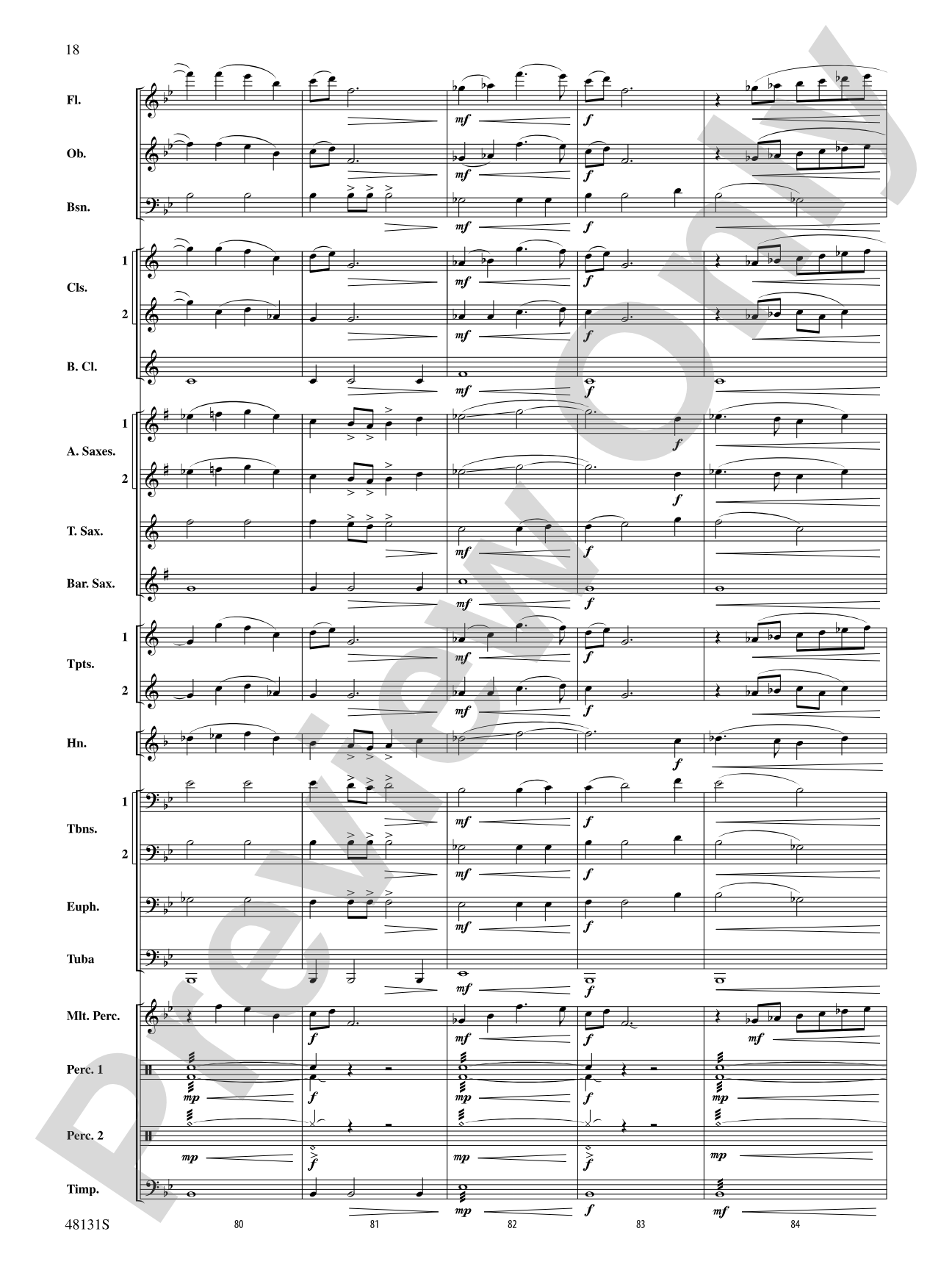 Ride Through the Valley: Score