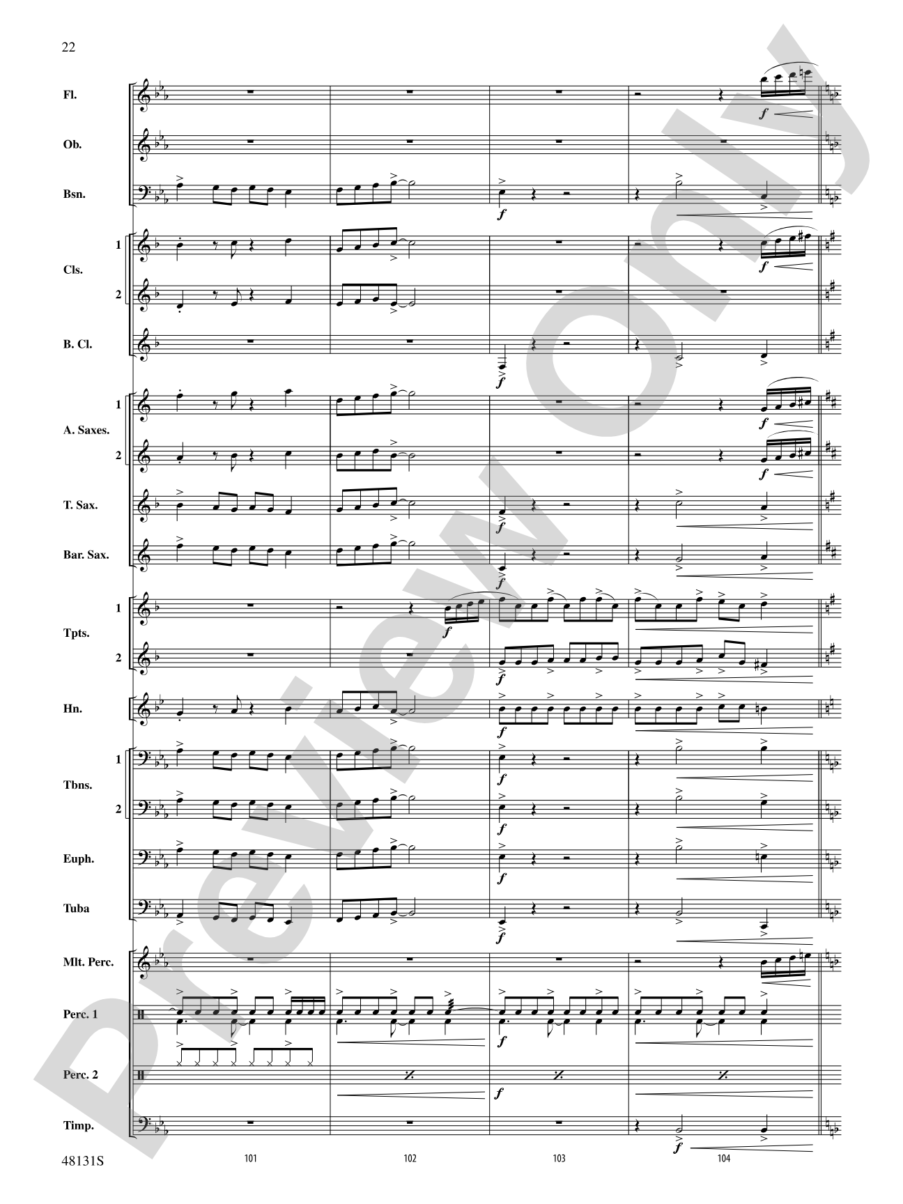 Ride Through the Valley: Score