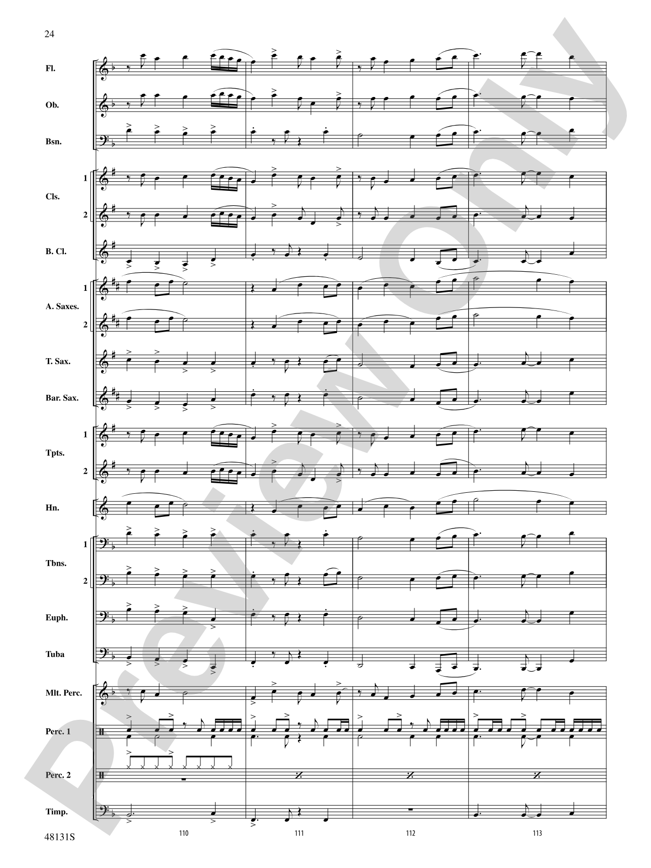 Ride Through the Valley: Score