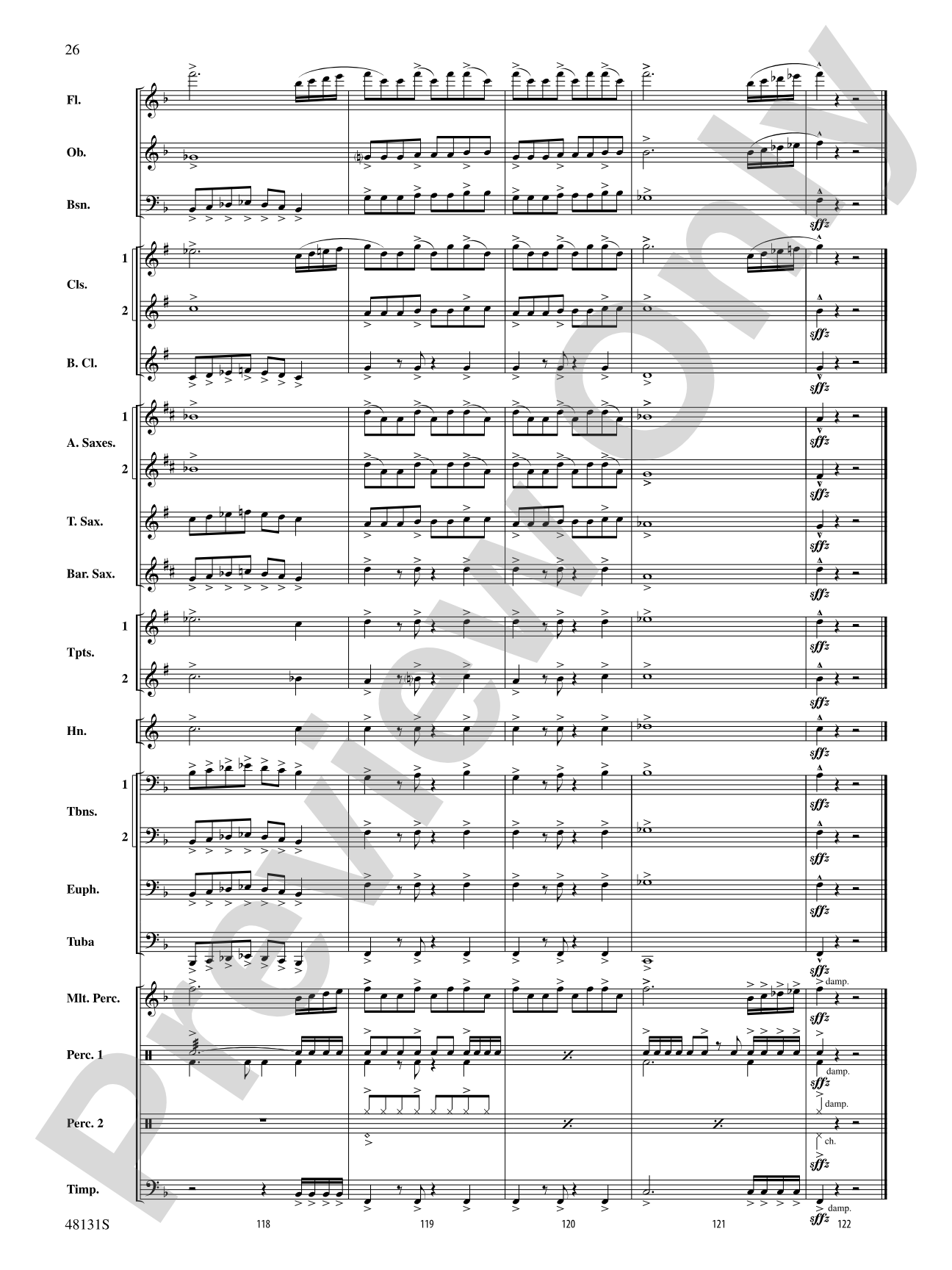 Ride Through the Valley: Score