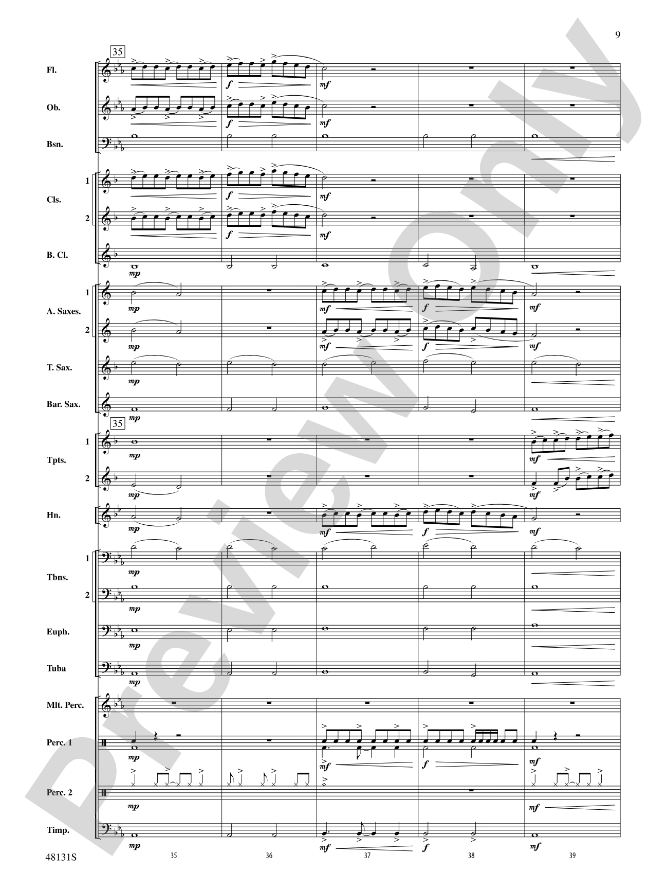 Ride Through the Valley: Score