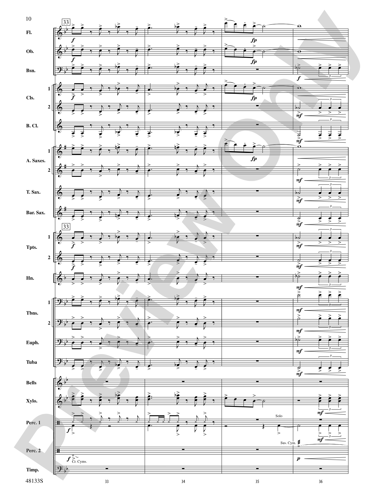 Escape Route: Concert Band Conductor Score & Parts