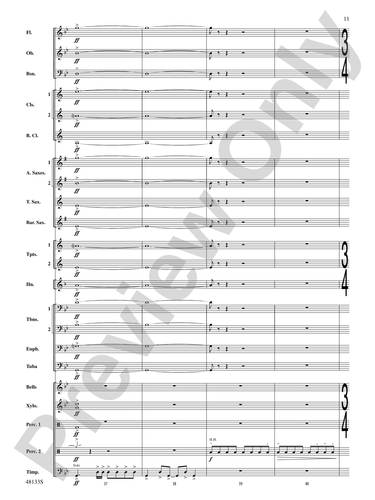 Escape Route: Concert Band Conductor Score & Parts