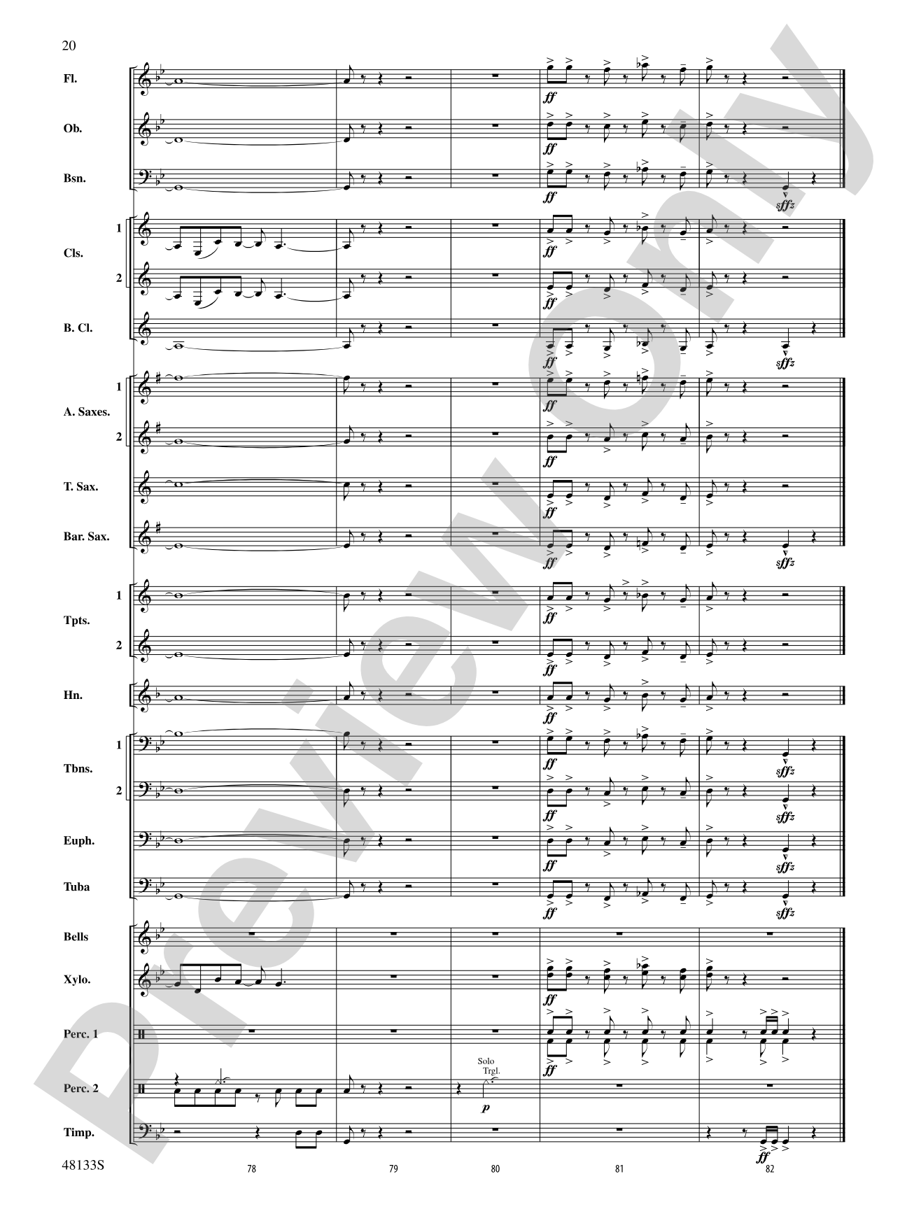 Escape Route: Concert Band Conductor Score & Parts