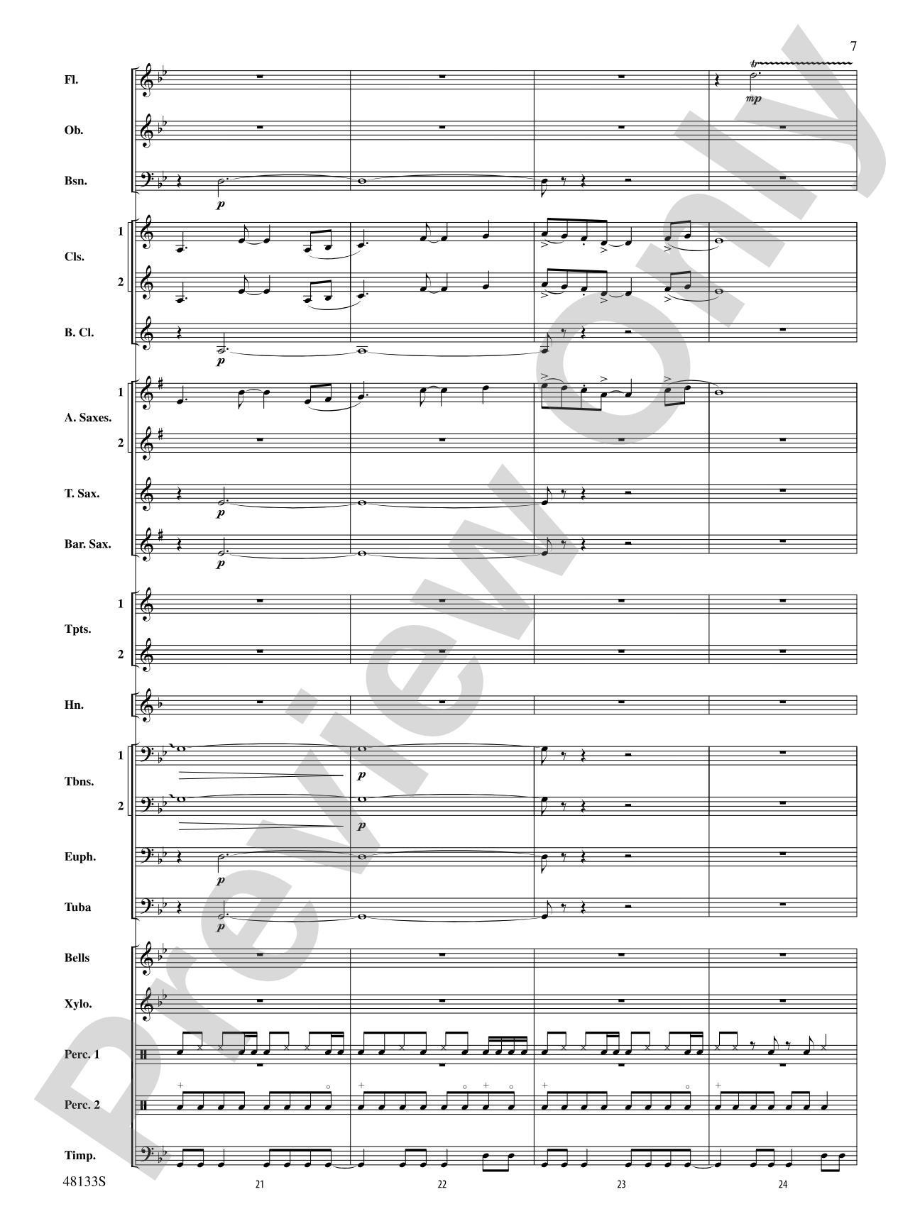 Escape Route: Concert Band Conductor Score & Parts