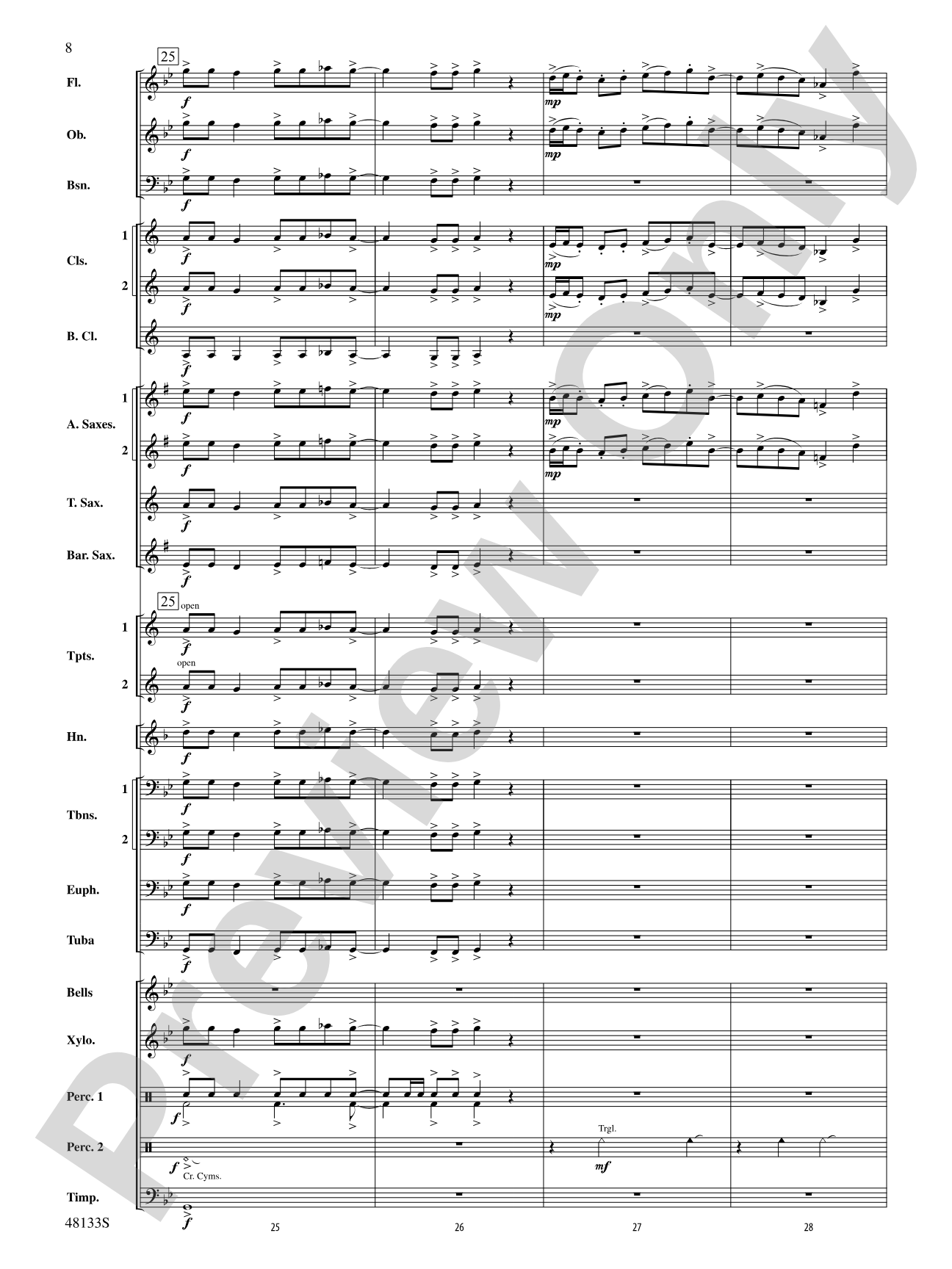 Escape Route: Concert Band Conductor Score & Parts
