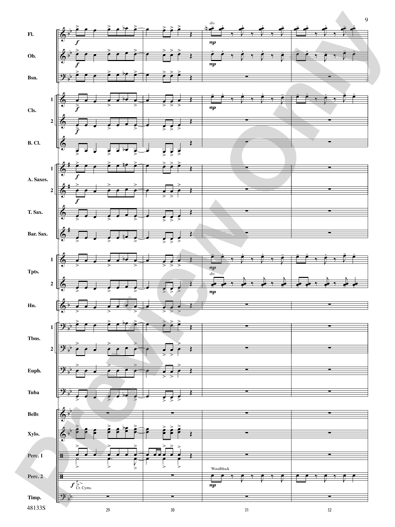Escape Route: Concert Band Conductor Score & Parts