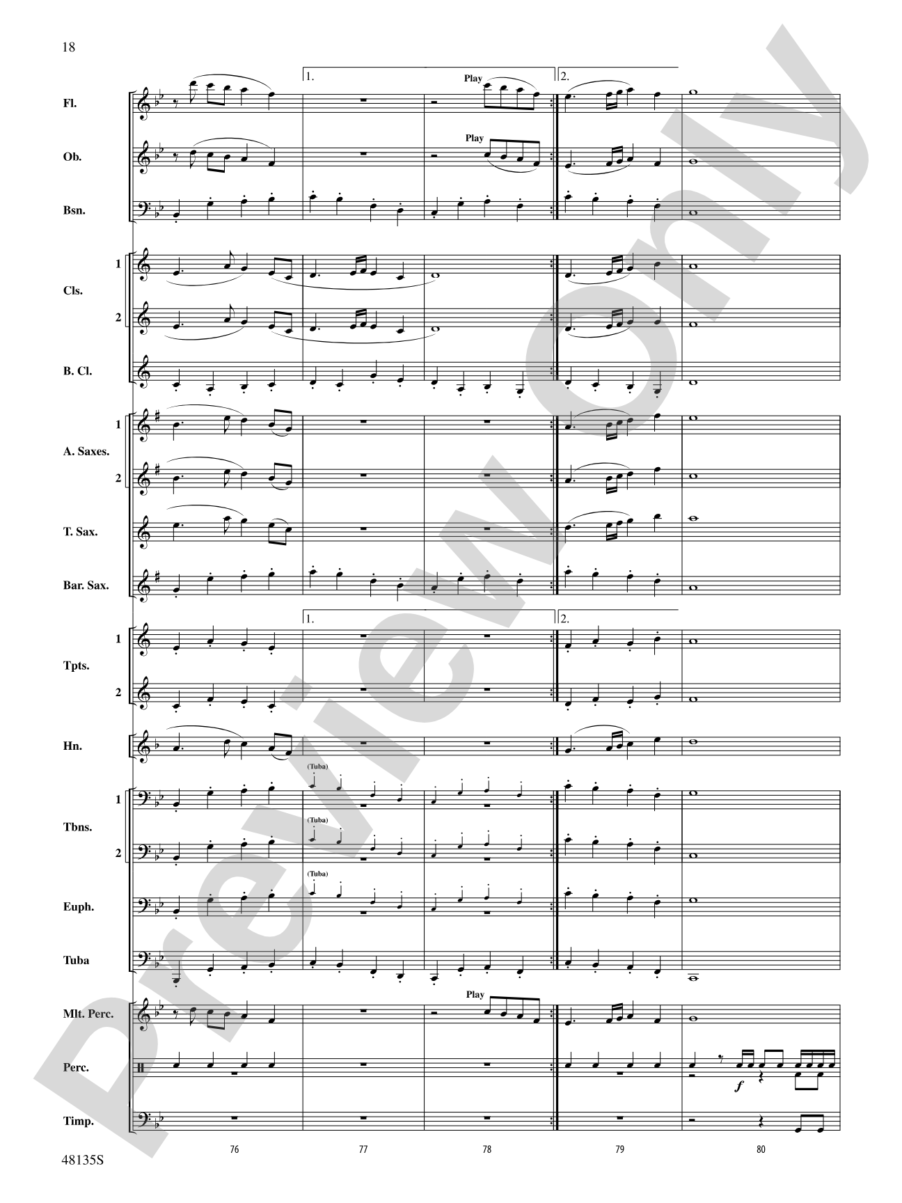 Silver Festival: Concert Band Conductor Score & Parts