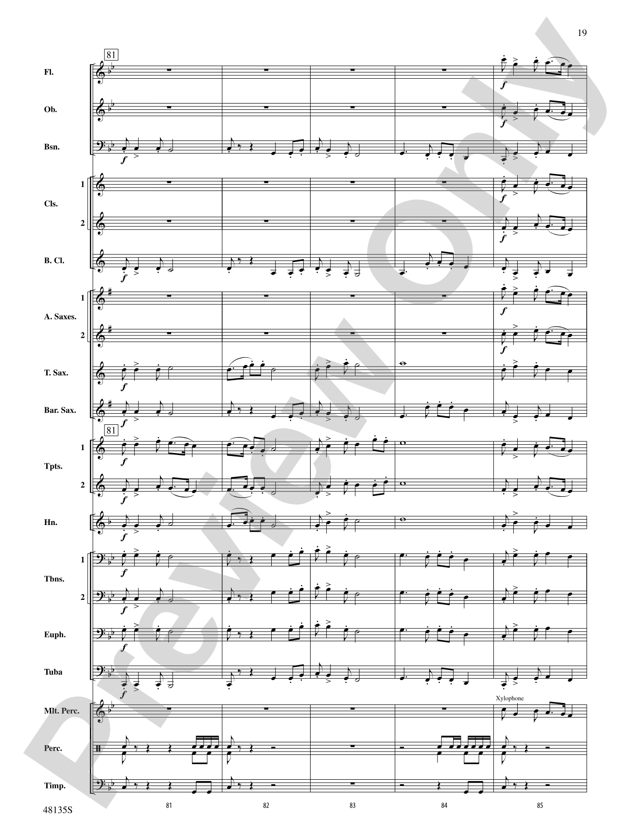 Silver Festival: Concert Band Conductor Score & Parts