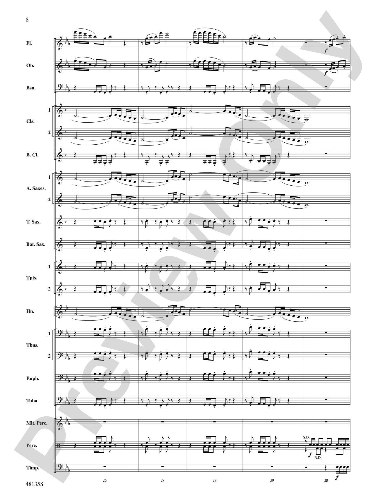 Silver Festival: Concert Band Conductor Score & Parts