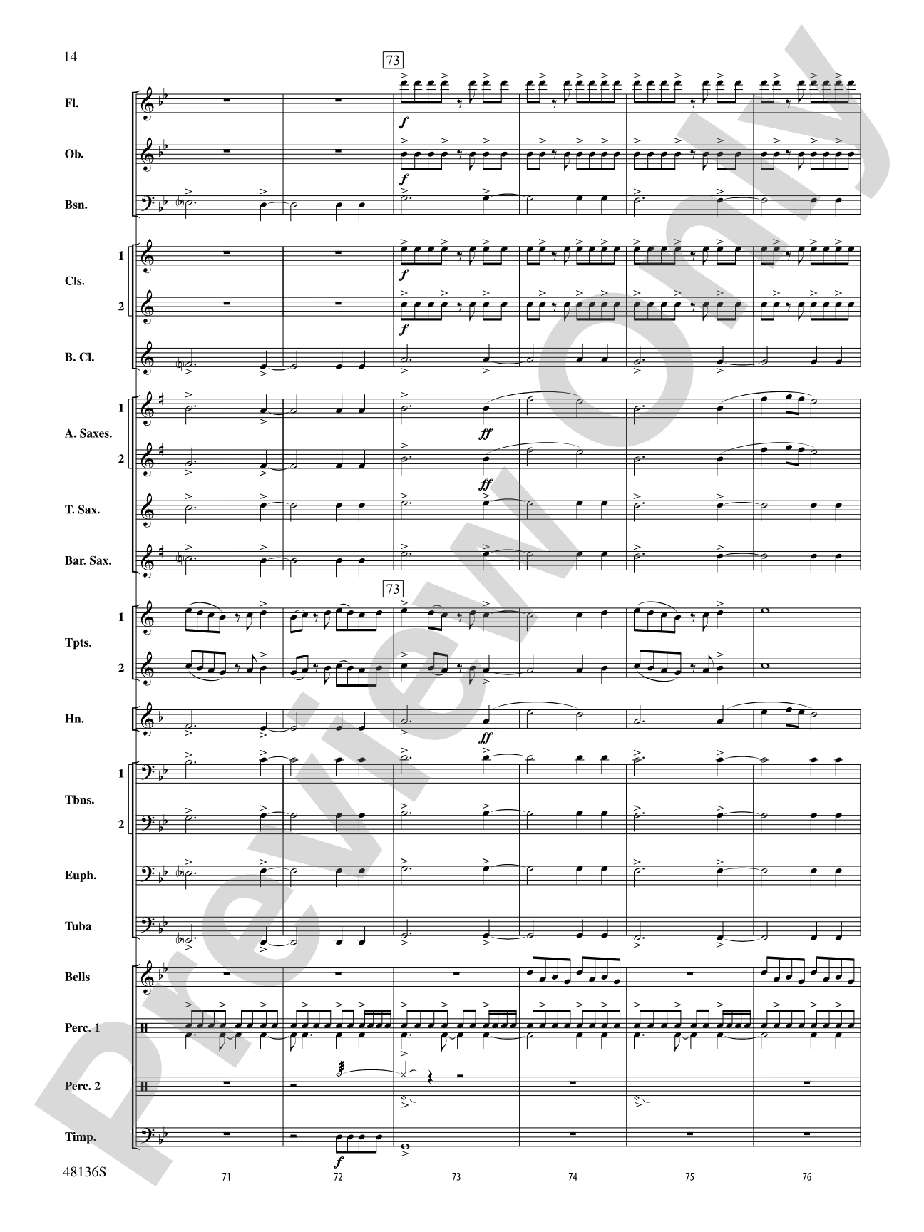 Protostar: Concert Band Conductor Score & Parts