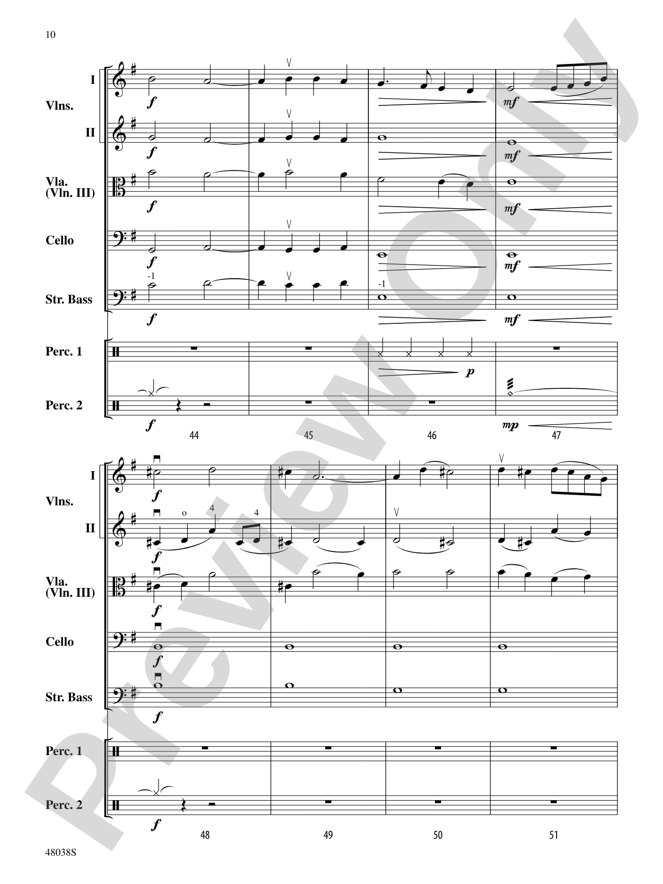 Armor of the Mystic: String Orchestra Conductor Score & Parts
