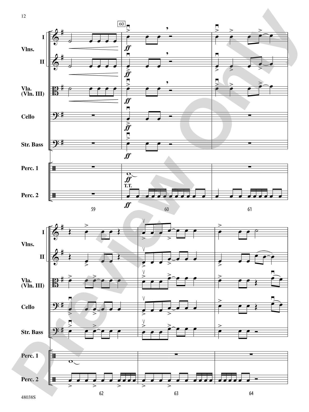 Armor of the Mystic: String Orchestra Conductor Score & Parts