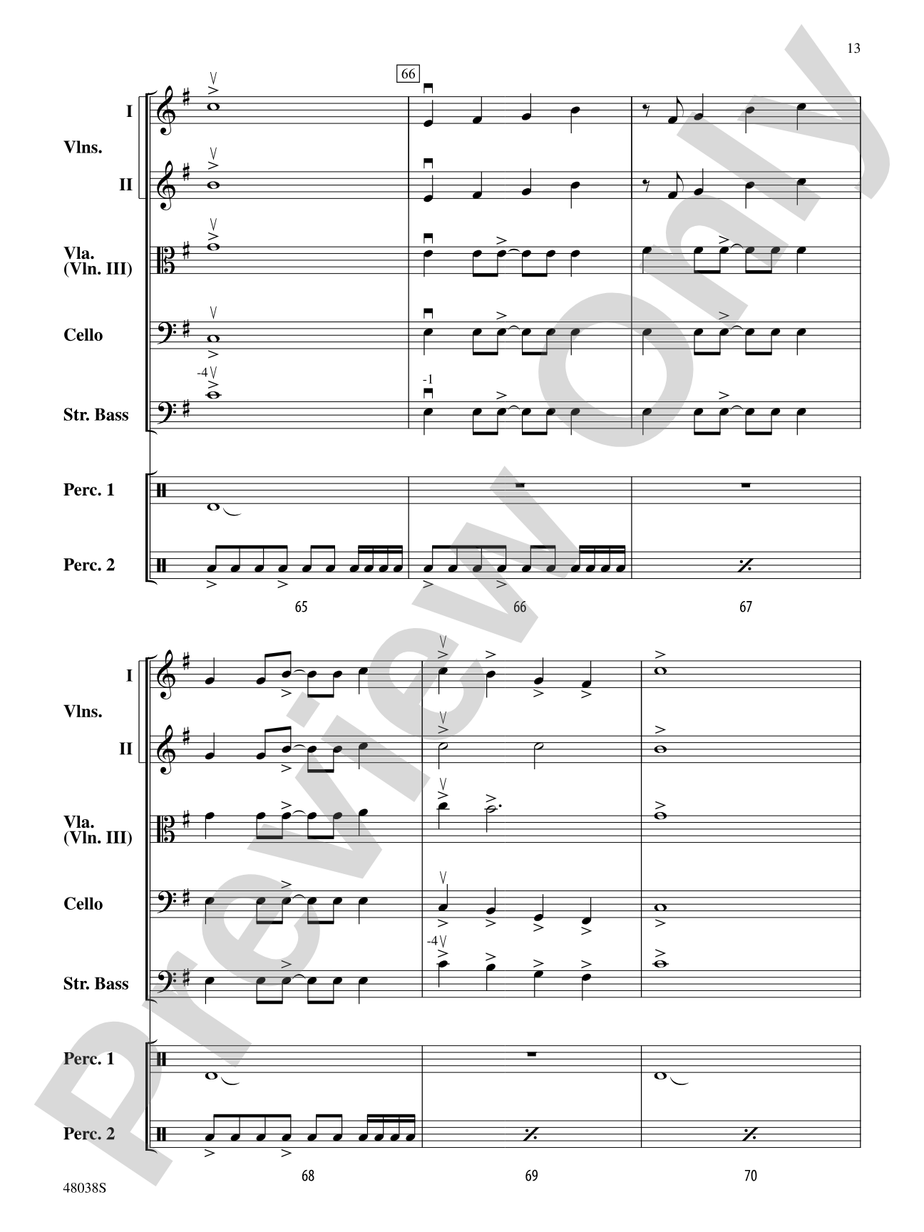 Armor of the Mystic: String Orchestra Conductor Score & Parts