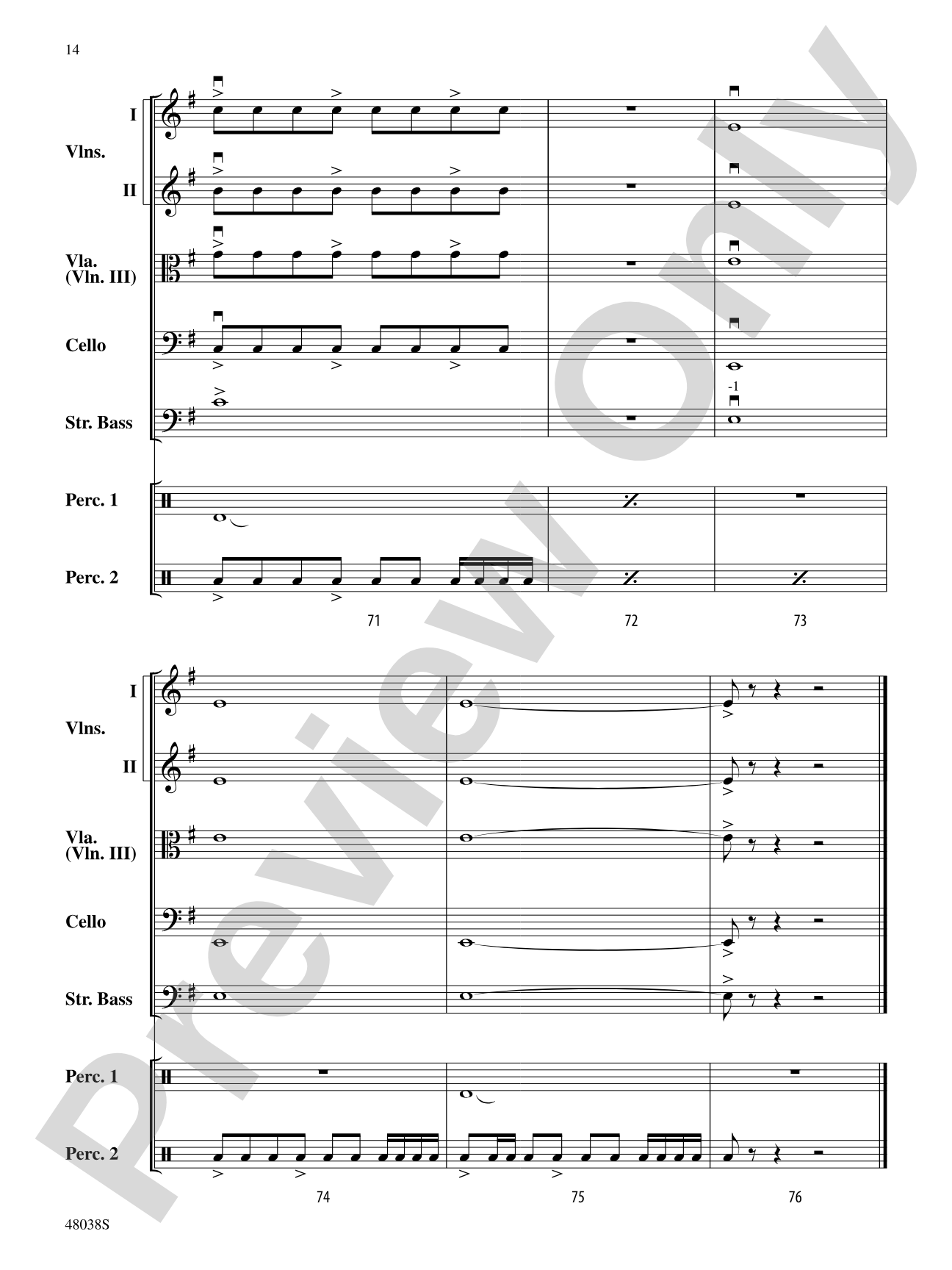 Armor of the Mystic: String Orchestra Conductor Score & Parts