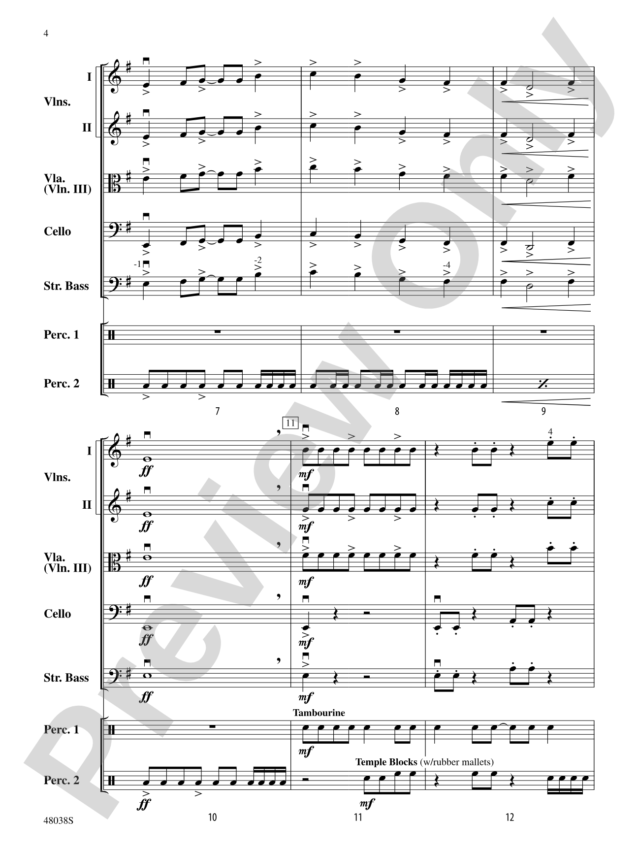 Armor of the Mystic: String Orchestra Conductor Score & Parts
