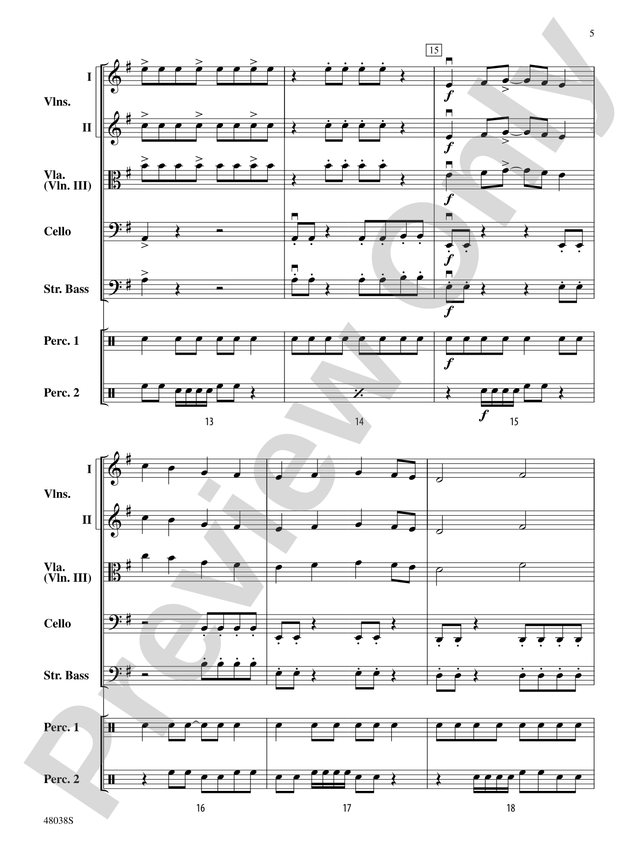 Armor of the Mystic: String Orchestra Conductor Score & Parts