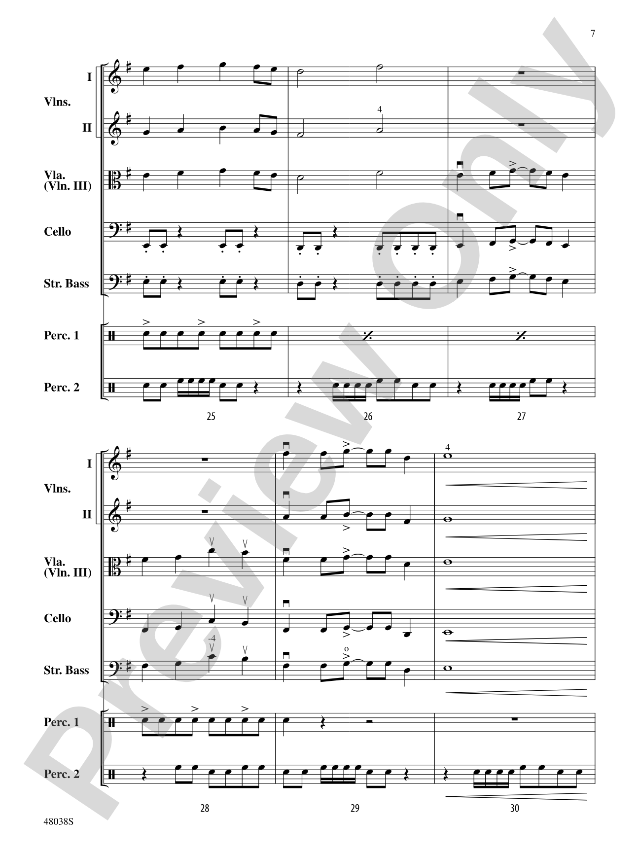 Armor of the Mystic: String Orchestra Conductor Score & Parts