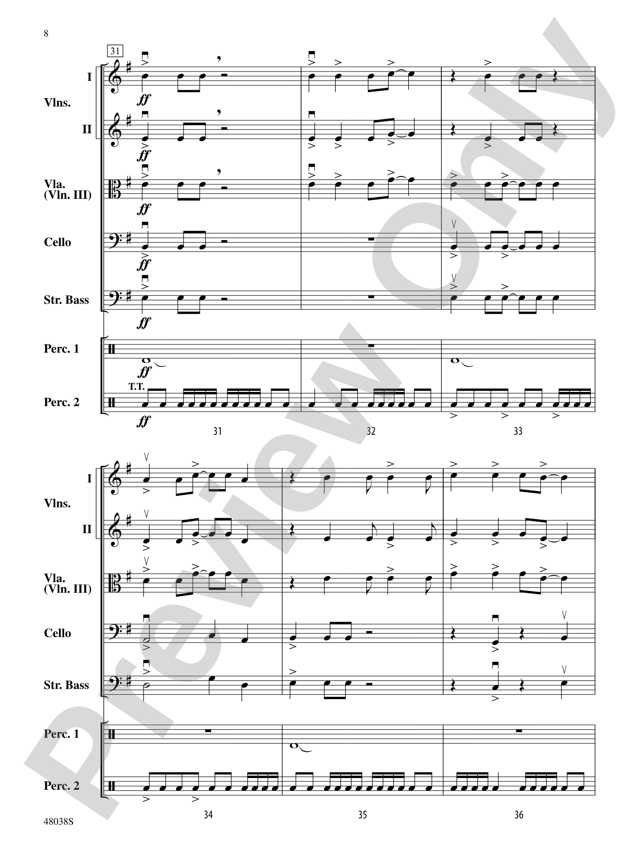 Armor of the Mystic: String Orchestra Conductor Score & Parts