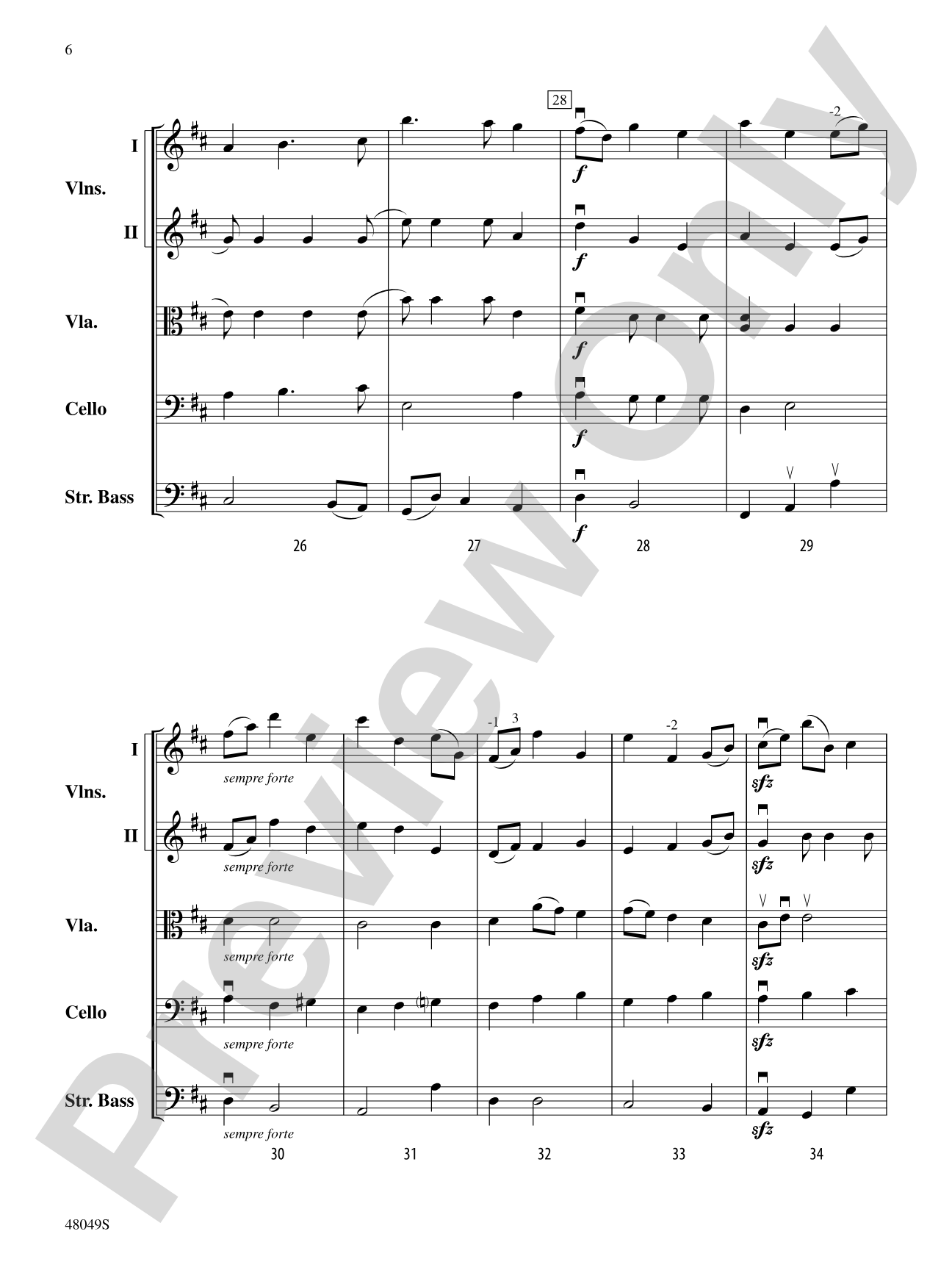 Nimrod: String Orchestra Conductor Score & Parts