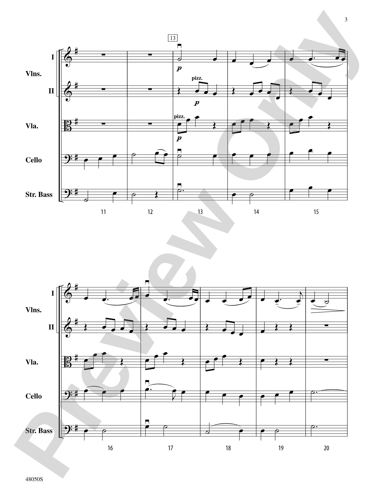 Ye Banks and Braes O' Bonnie Doon: String Orchestra Conductor Score & Parts