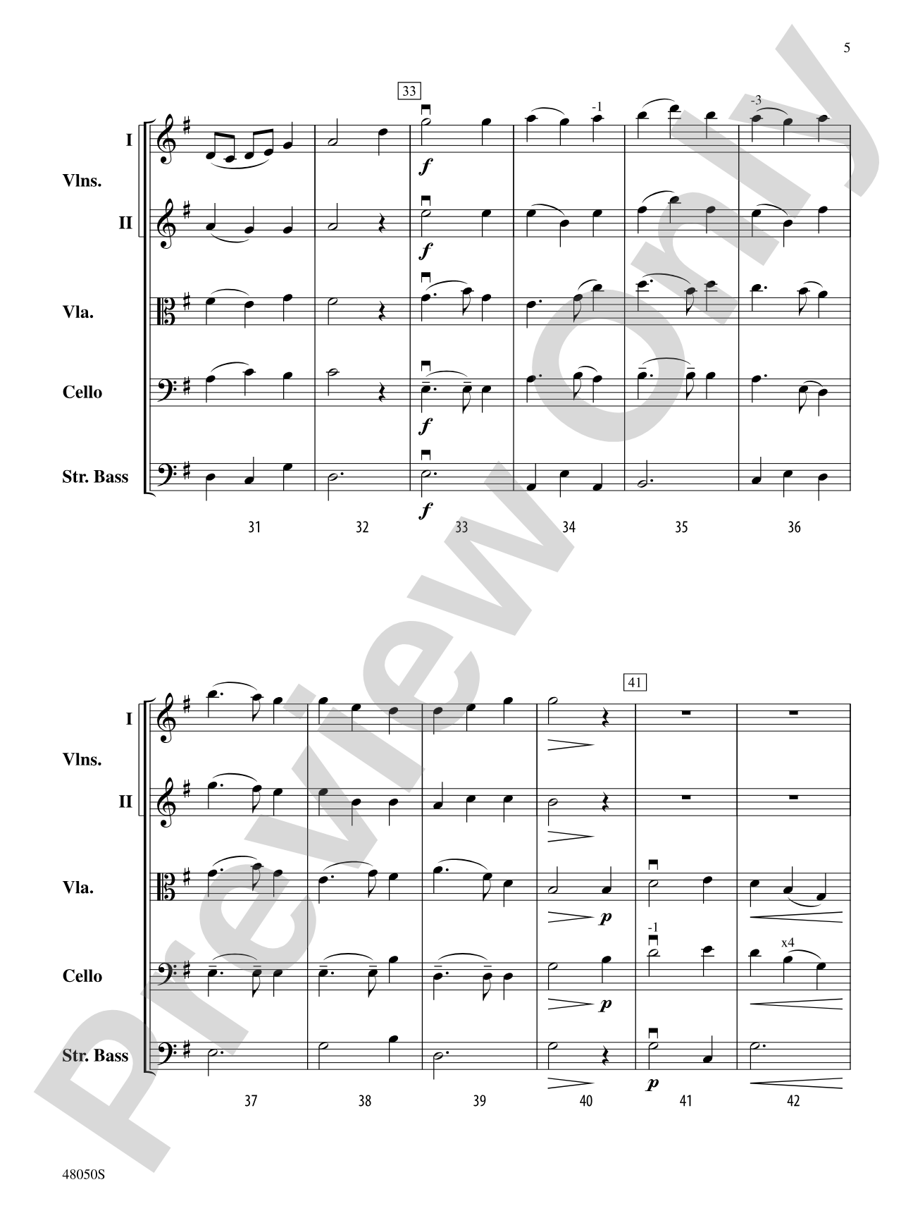 Ye Banks and Braes O' Bonnie Doon: String Orchestra Conductor Score & Parts