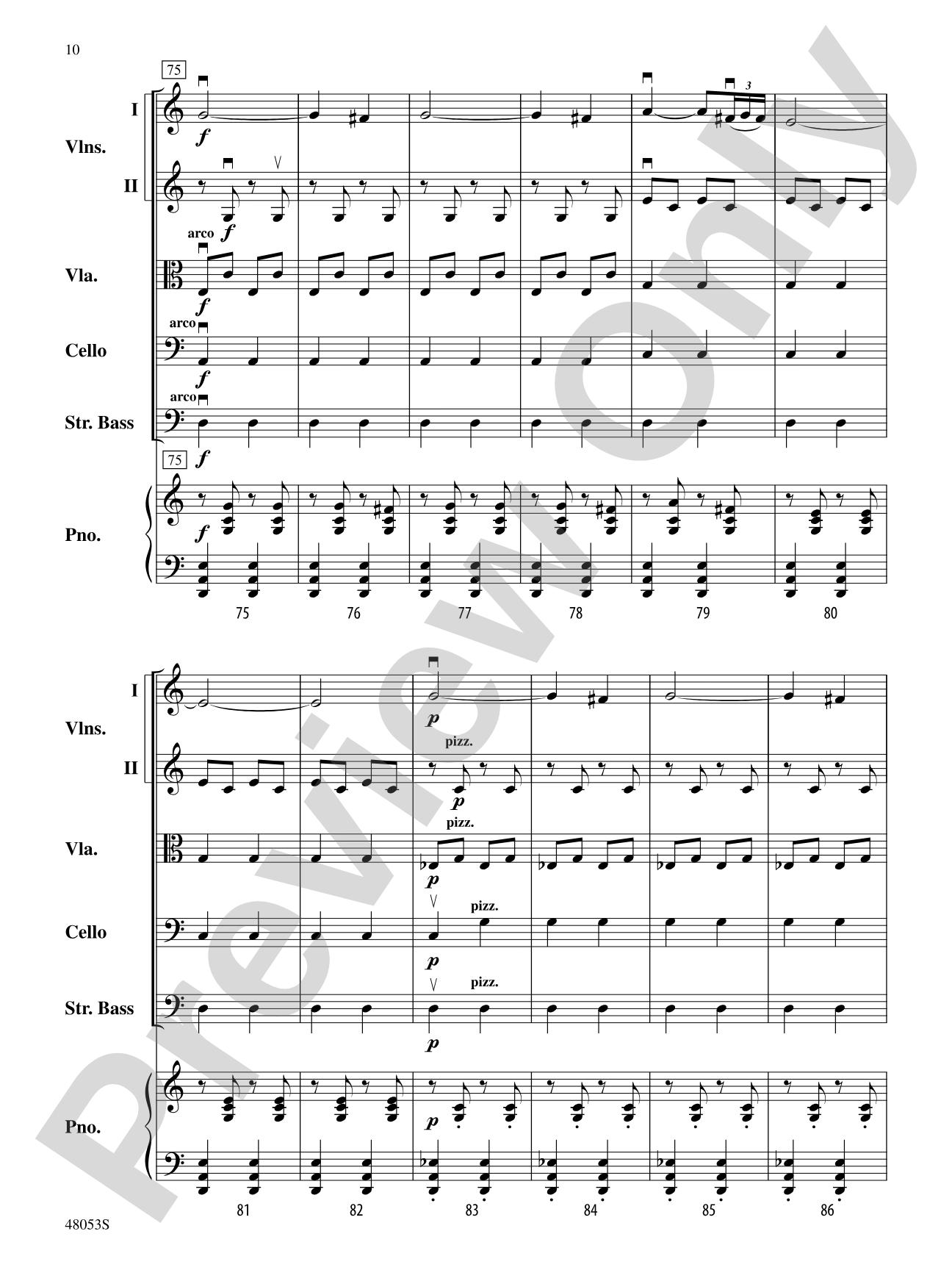Danza Ritual del Fuego: String Orchestra Conductor Score & Parts