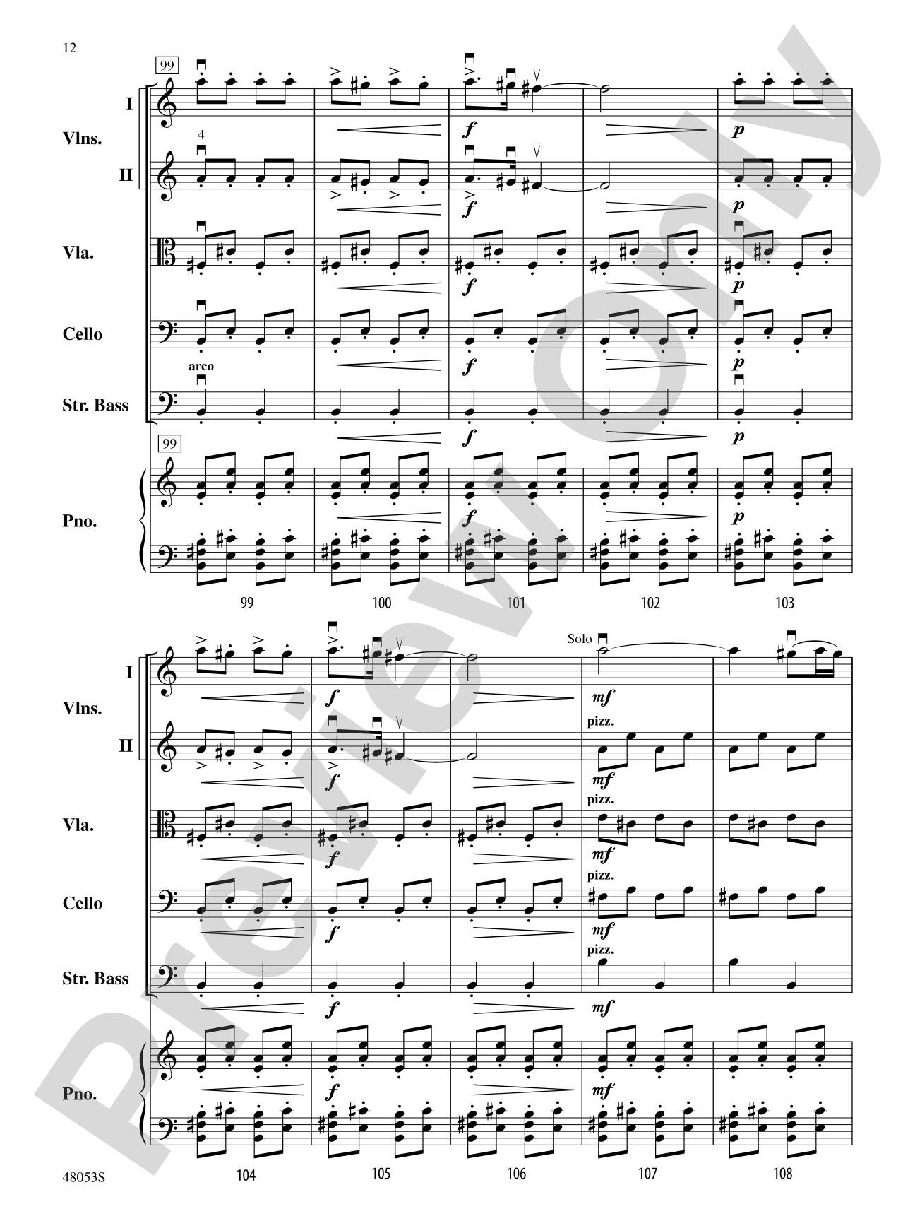Danza Ritual del Fuego: String Orchestra Conductor Score & Parts