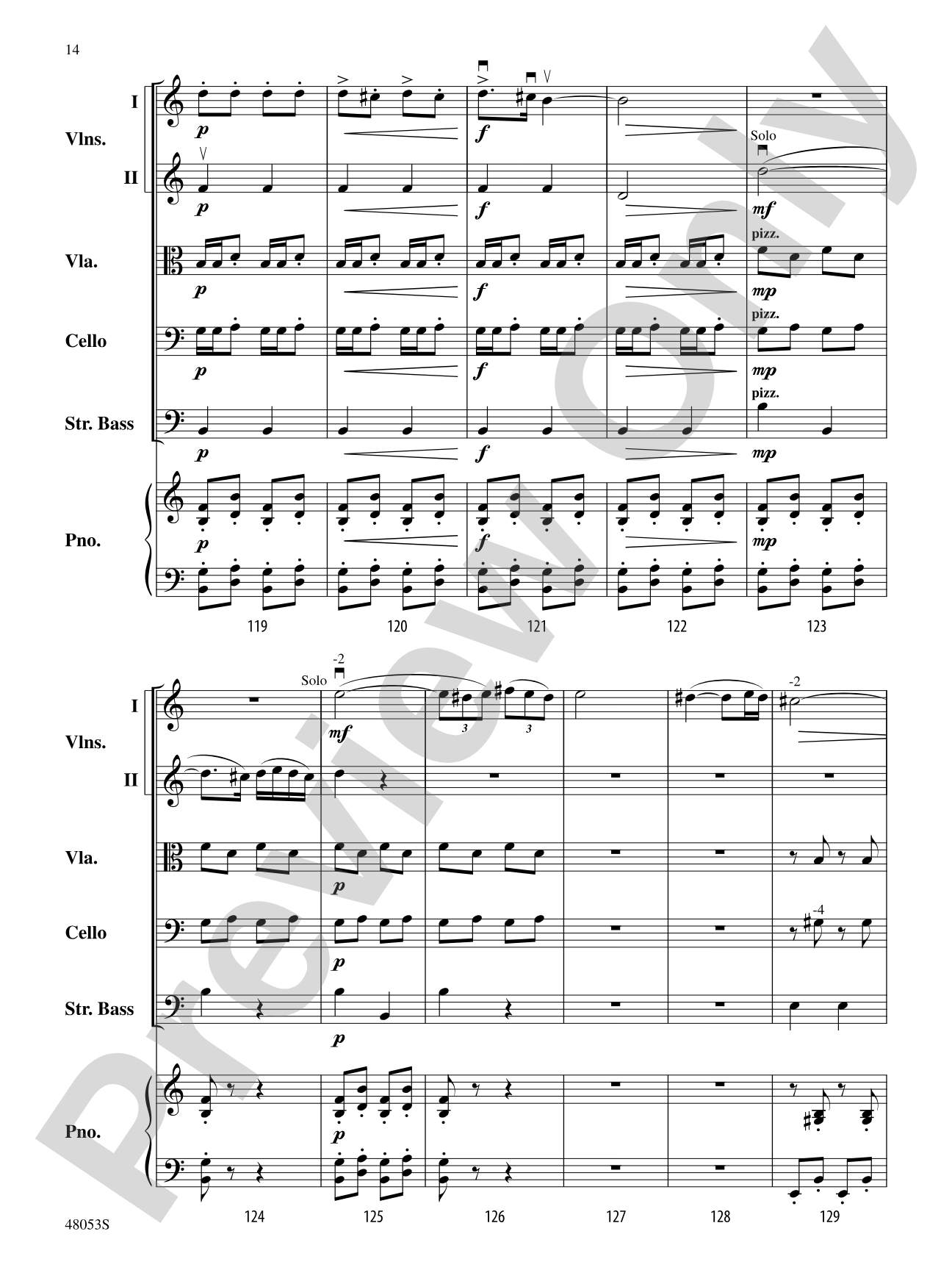 Danza Ritual del Fuego: String Orchestra Conductor Score & Parts