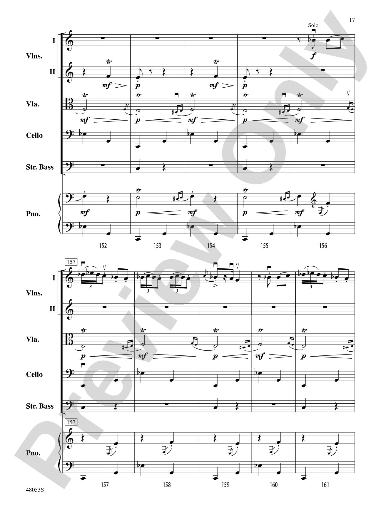 Danza Ritual del Fuego: String Orchestra Conductor Score & Parts