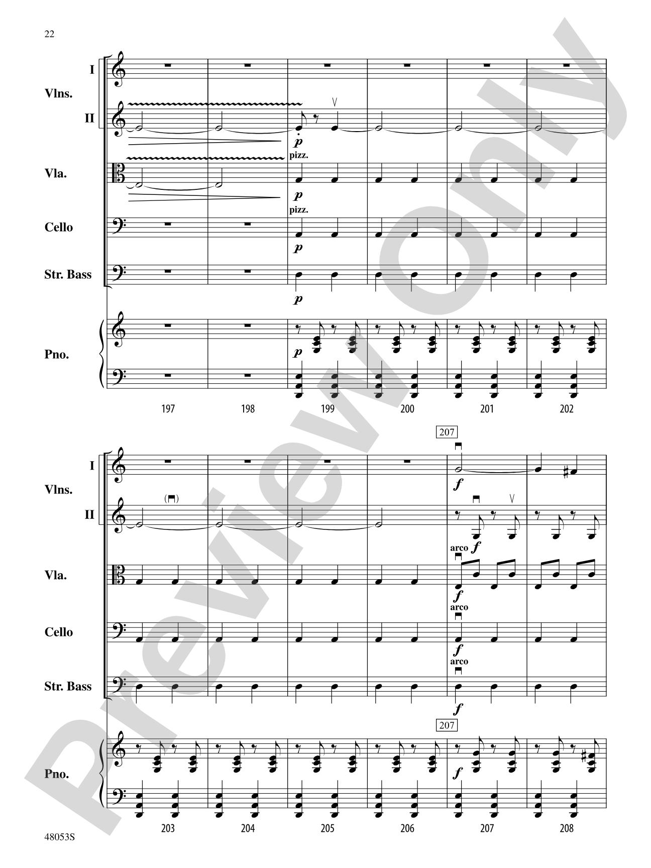 Danza Ritual del Fuego: String Orchestra Conductor Score & Parts