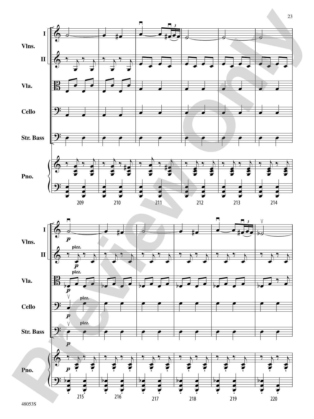 Danza Ritual del Fuego: String Orchestra Conductor Score & Parts