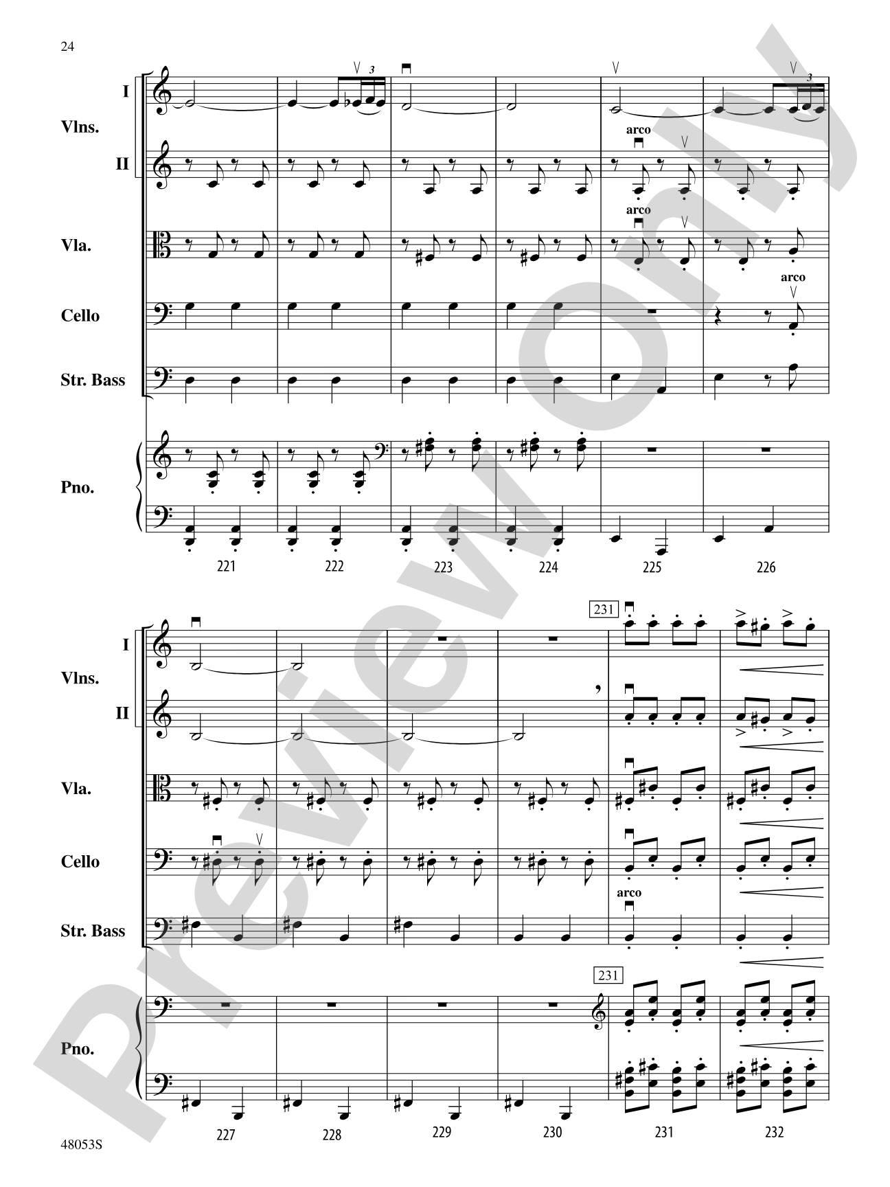 Danza Ritual del Fuego: String Orchestra Conductor Score & Parts