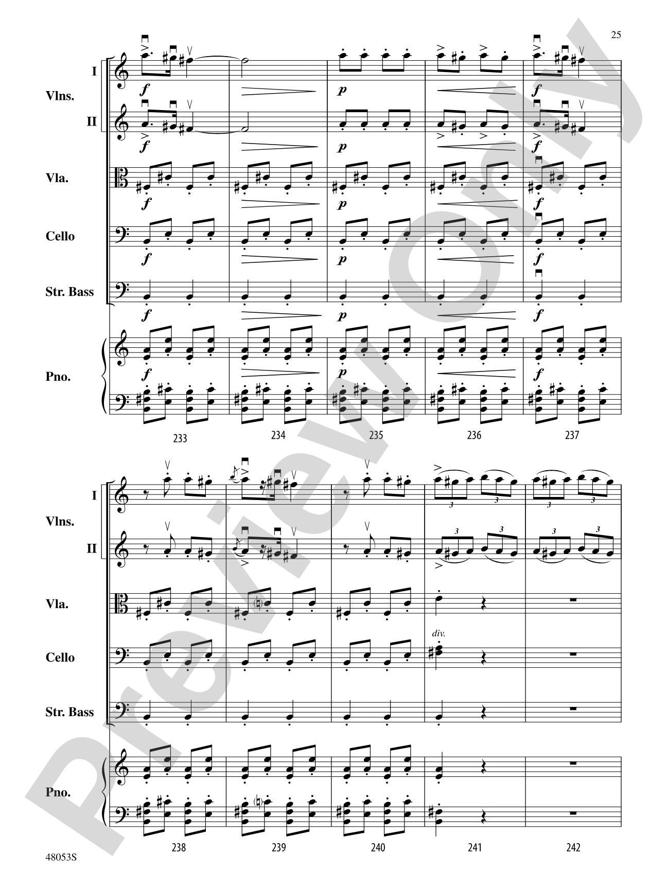 Danza Ritual del Fuego: String Orchestra Conductor Score & Parts