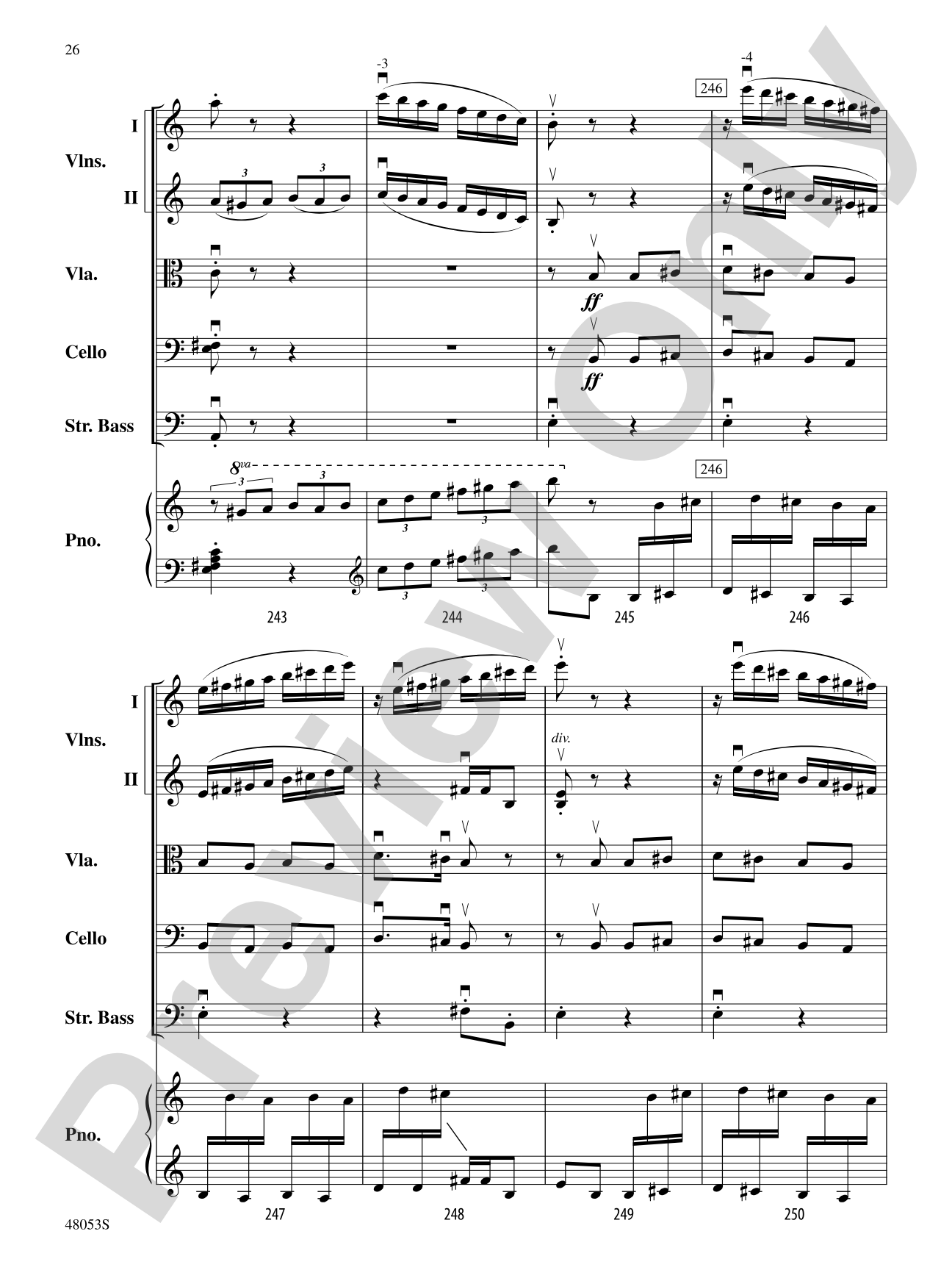 Danza Ritual del Fuego: String Orchestra Conductor Score & Parts