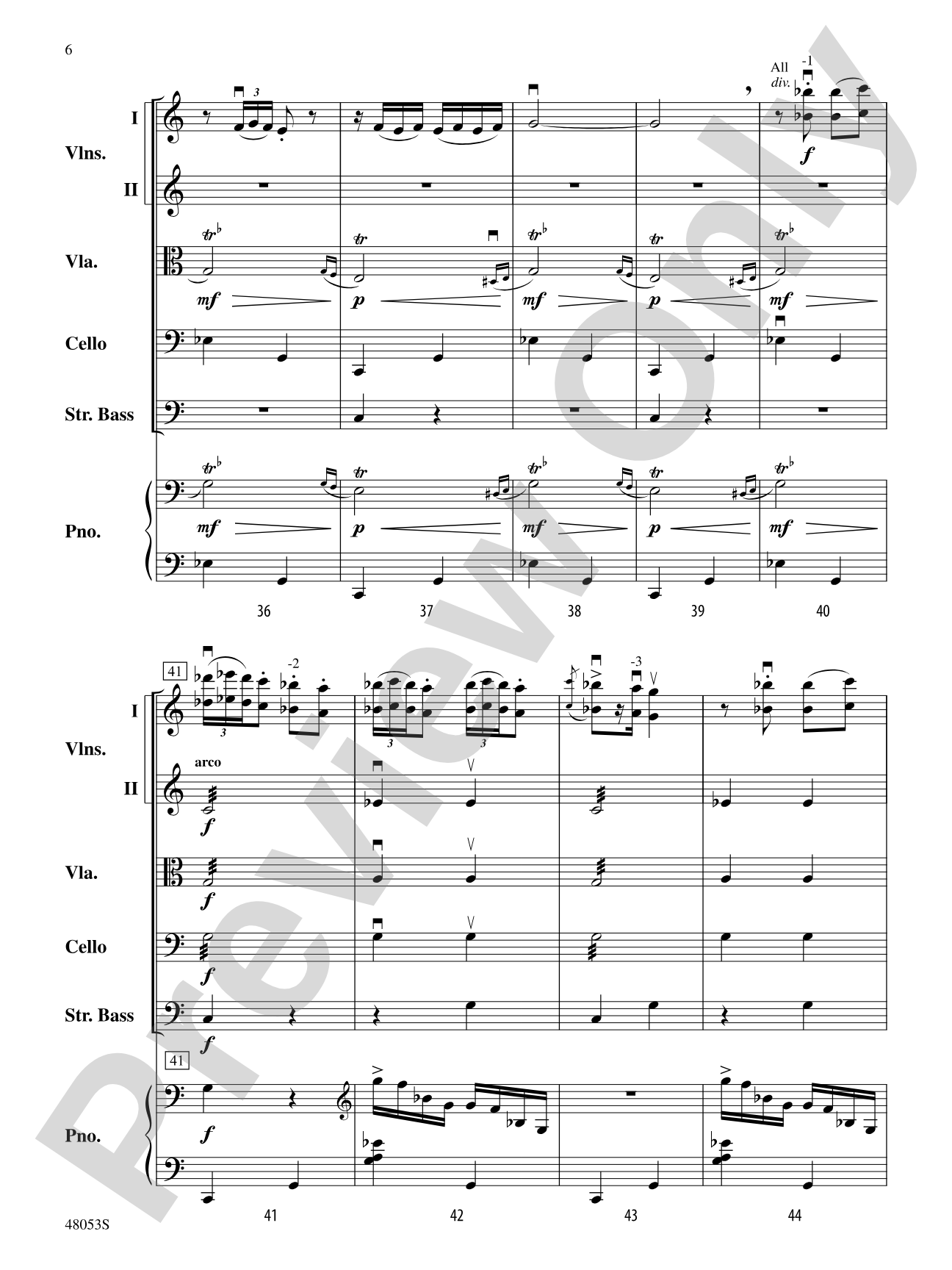 Danza Ritual del Fuego: String Orchestra Conductor Score & Parts