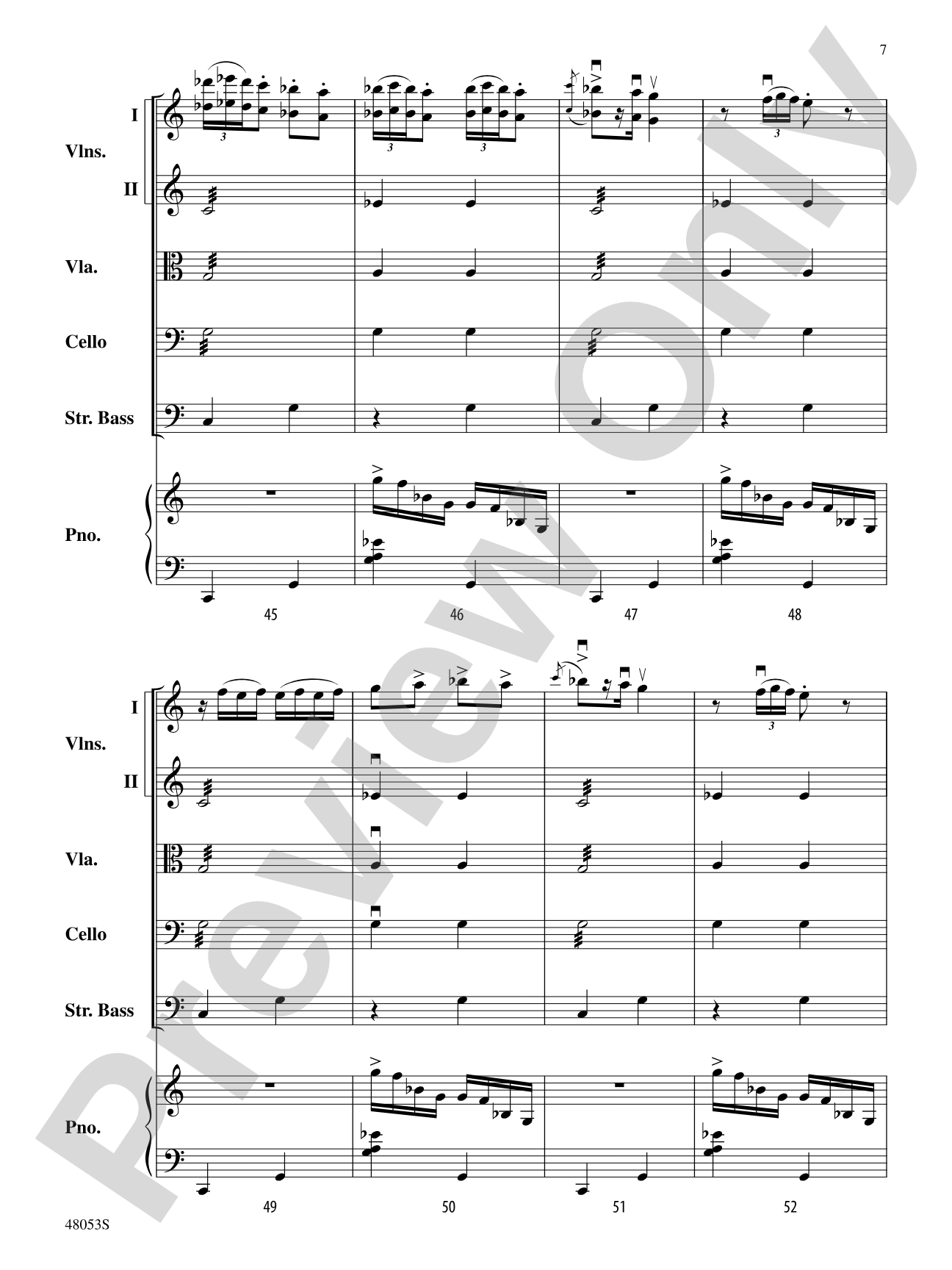 Danza Ritual del Fuego: String Orchestra Conductor Score & Parts