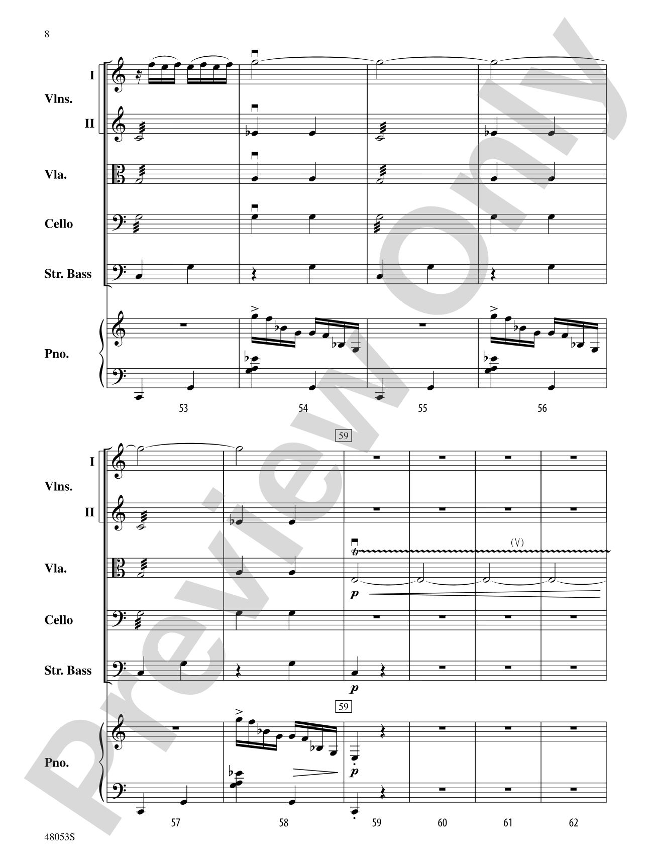 Danza Ritual del Fuego: String Orchestra Conductor Score & Parts