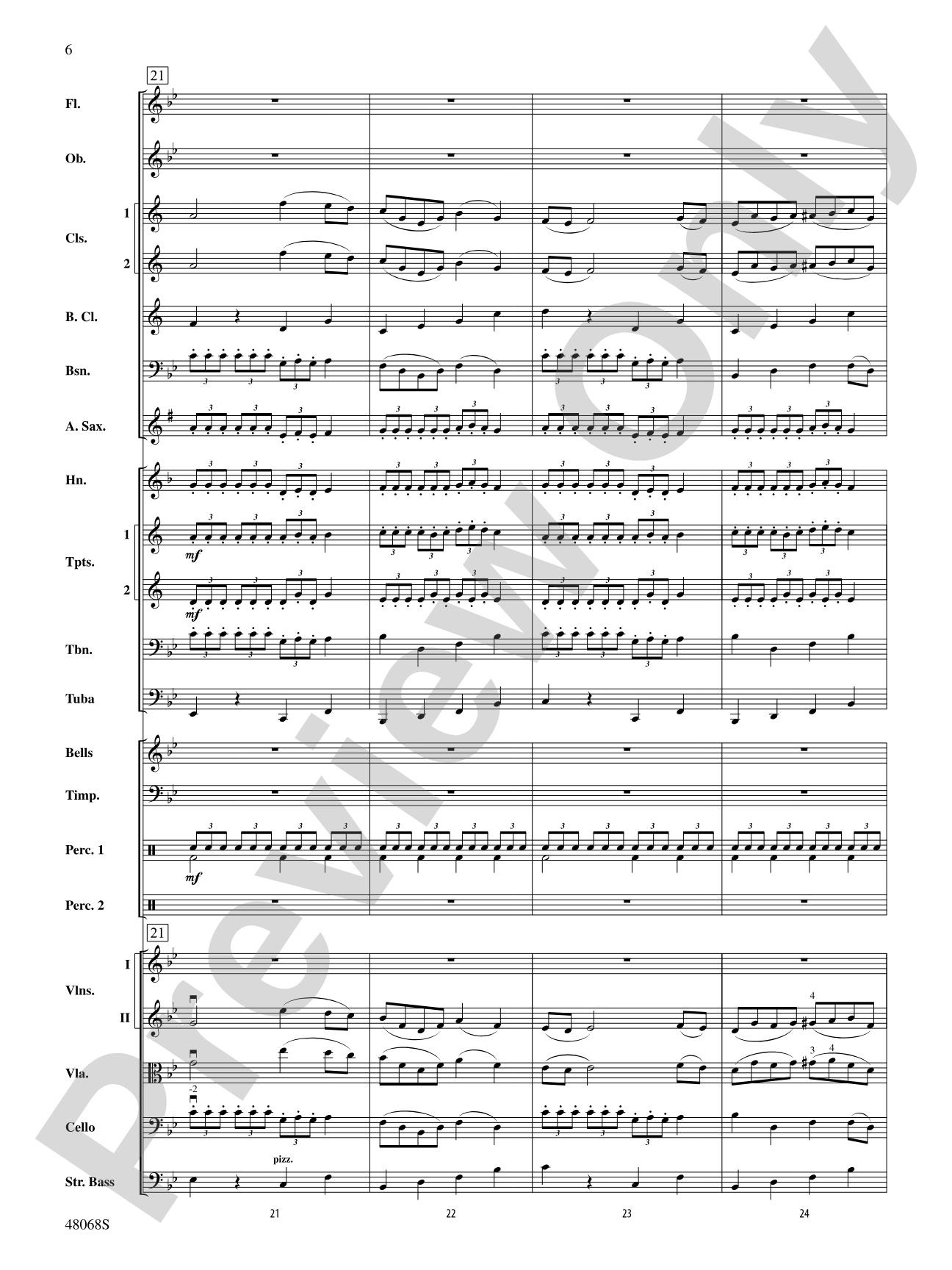 March Slav: Full Orchestra Conductor Score & Parts