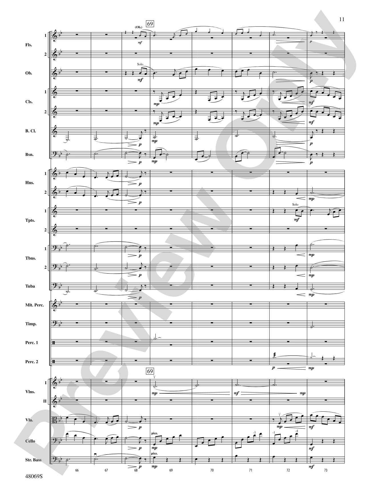 Nostalgia: Full Orchestra Conductor Score & Parts