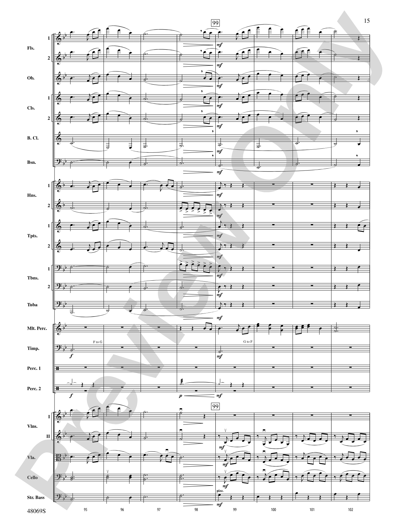 Nostalgia: Full Orchestra Conductor Score & Parts