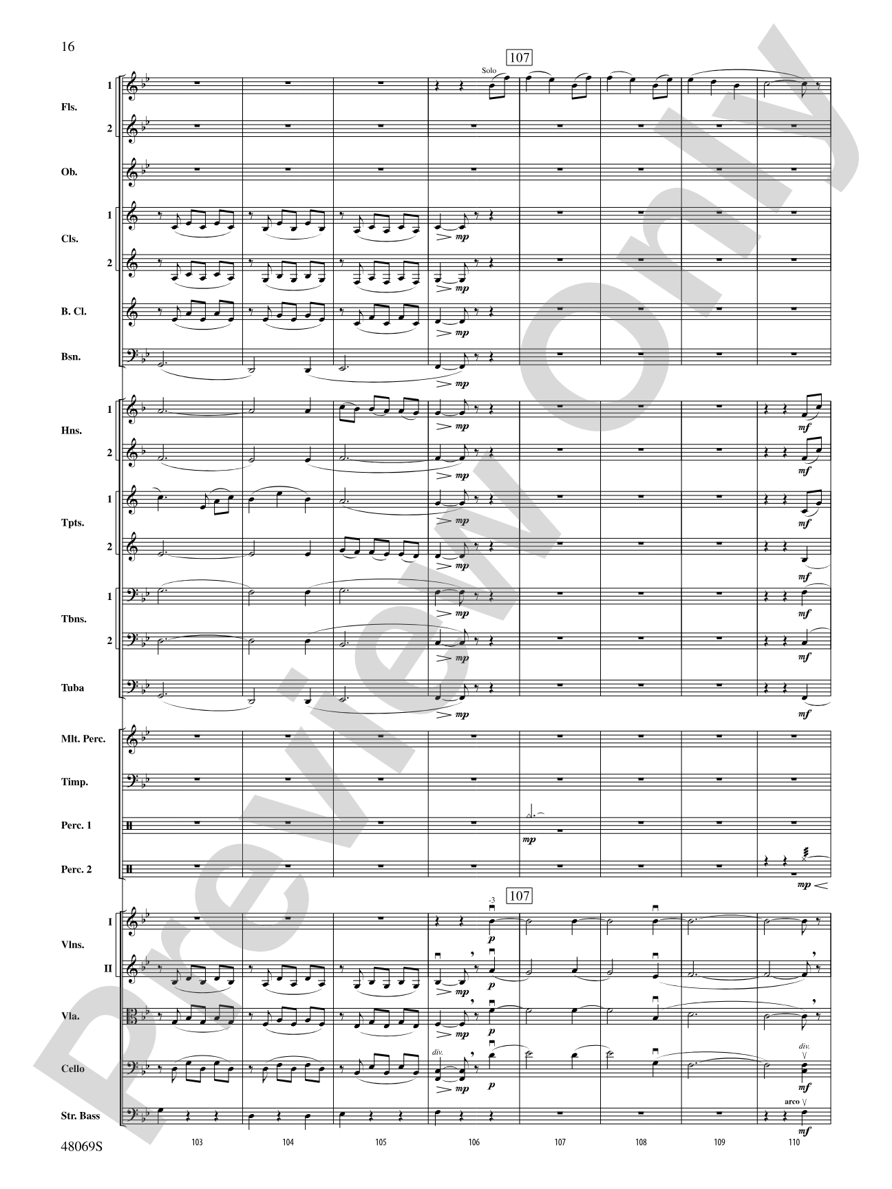Nostalgia: Full Orchestra Conductor Score & Parts