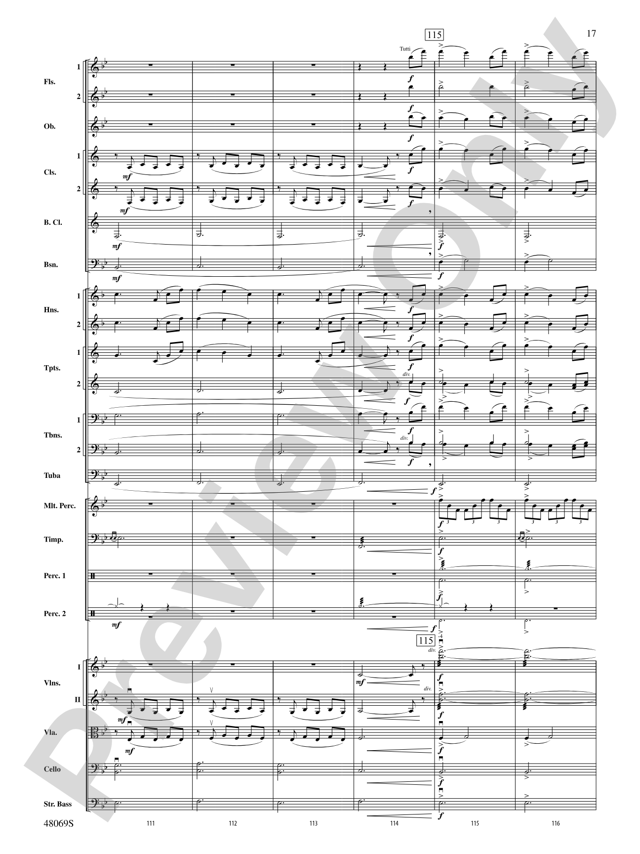 Nostalgia: Full Orchestra Conductor Score & Parts