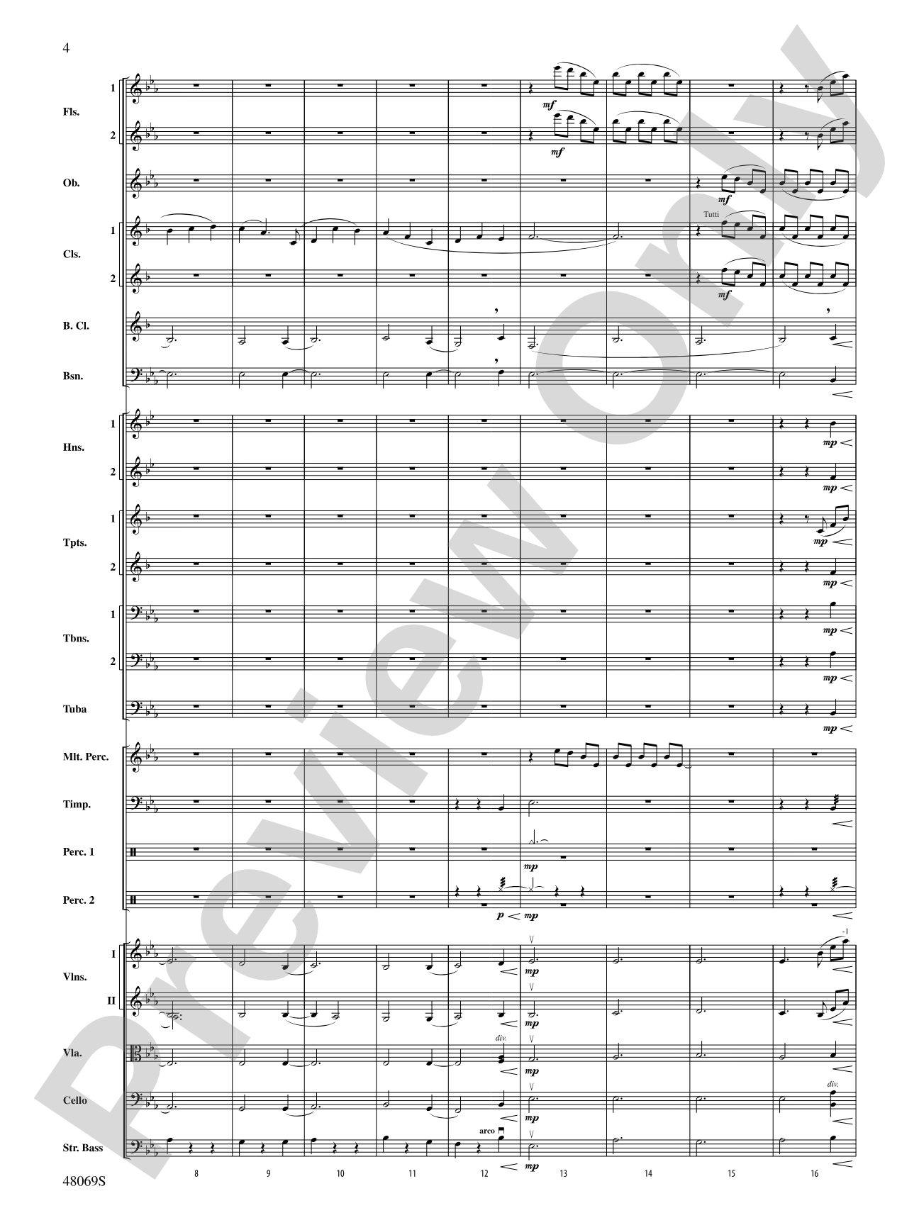 Nostalgia: Full Orchestra Conductor Score & Parts