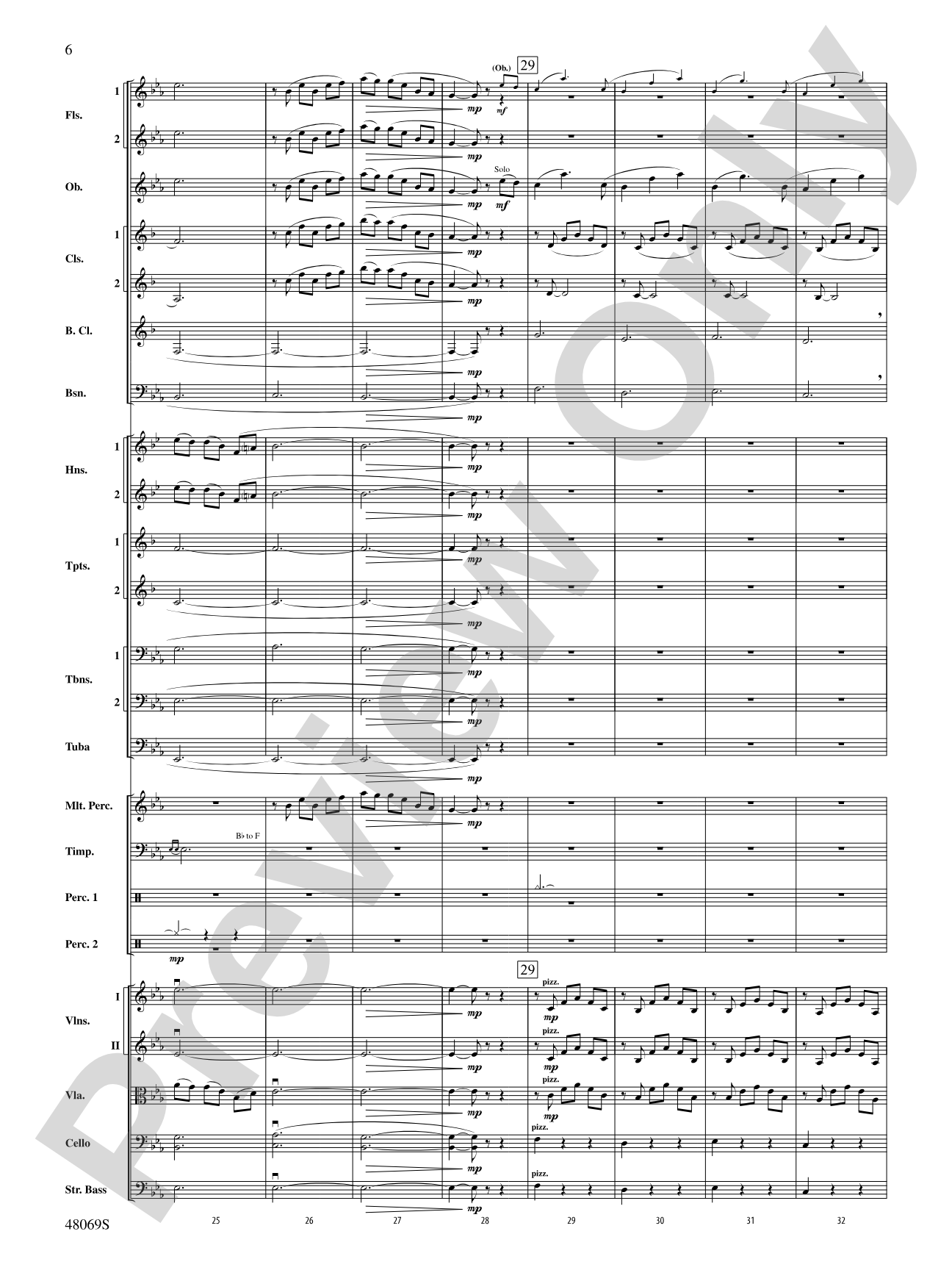 Nostalgia: Full Orchestra Conductor Score & Parts