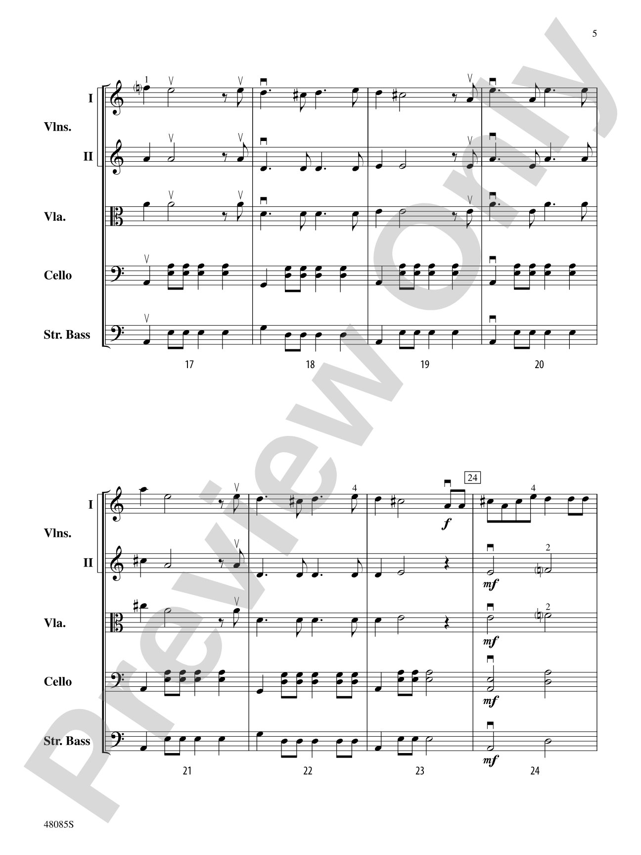A Hanukkah Prayer of Thanks: Flexible String Ensemble Score & Parts