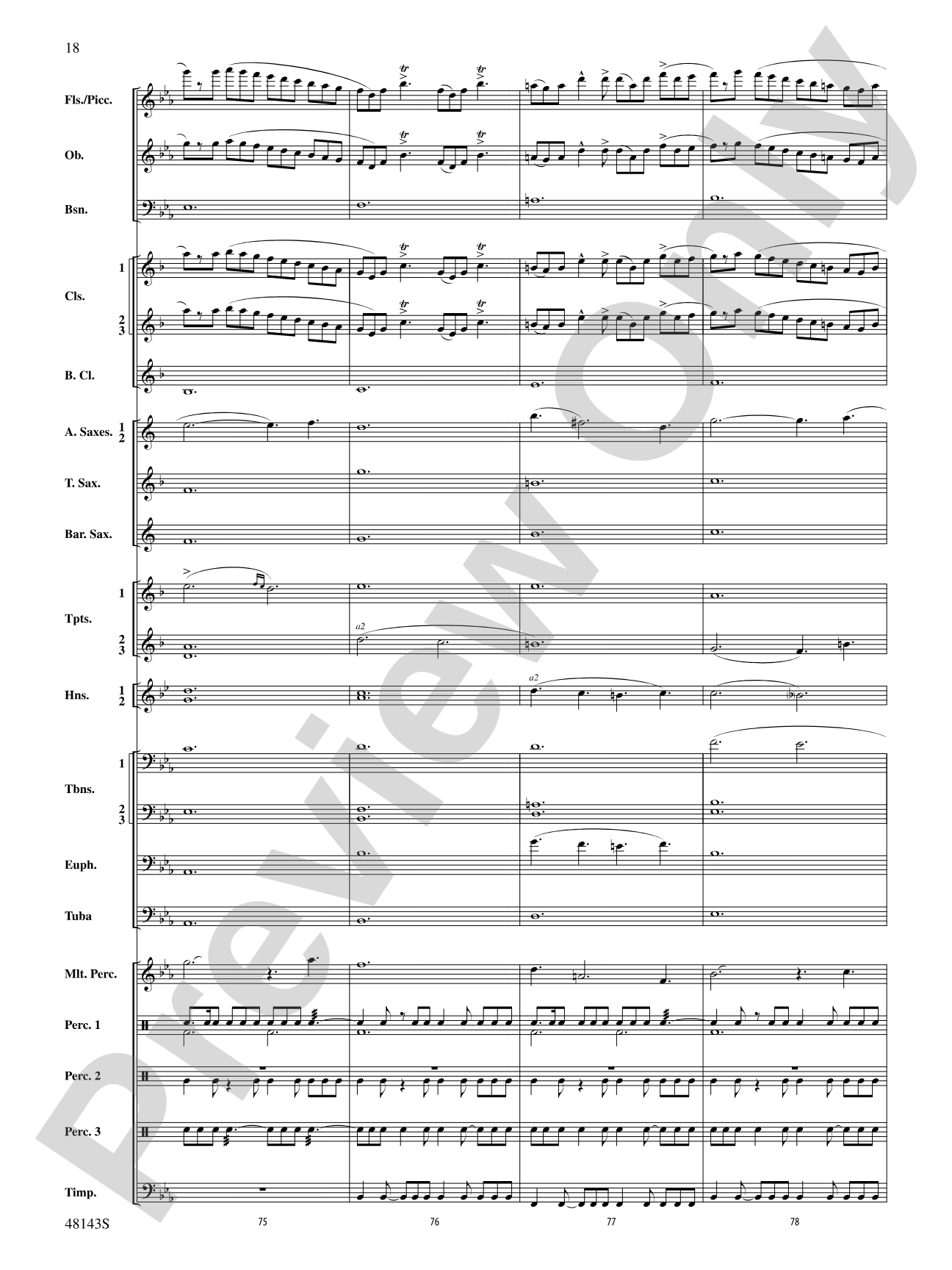 Glorious Revolution: Concert Band Conductor Score & Parts