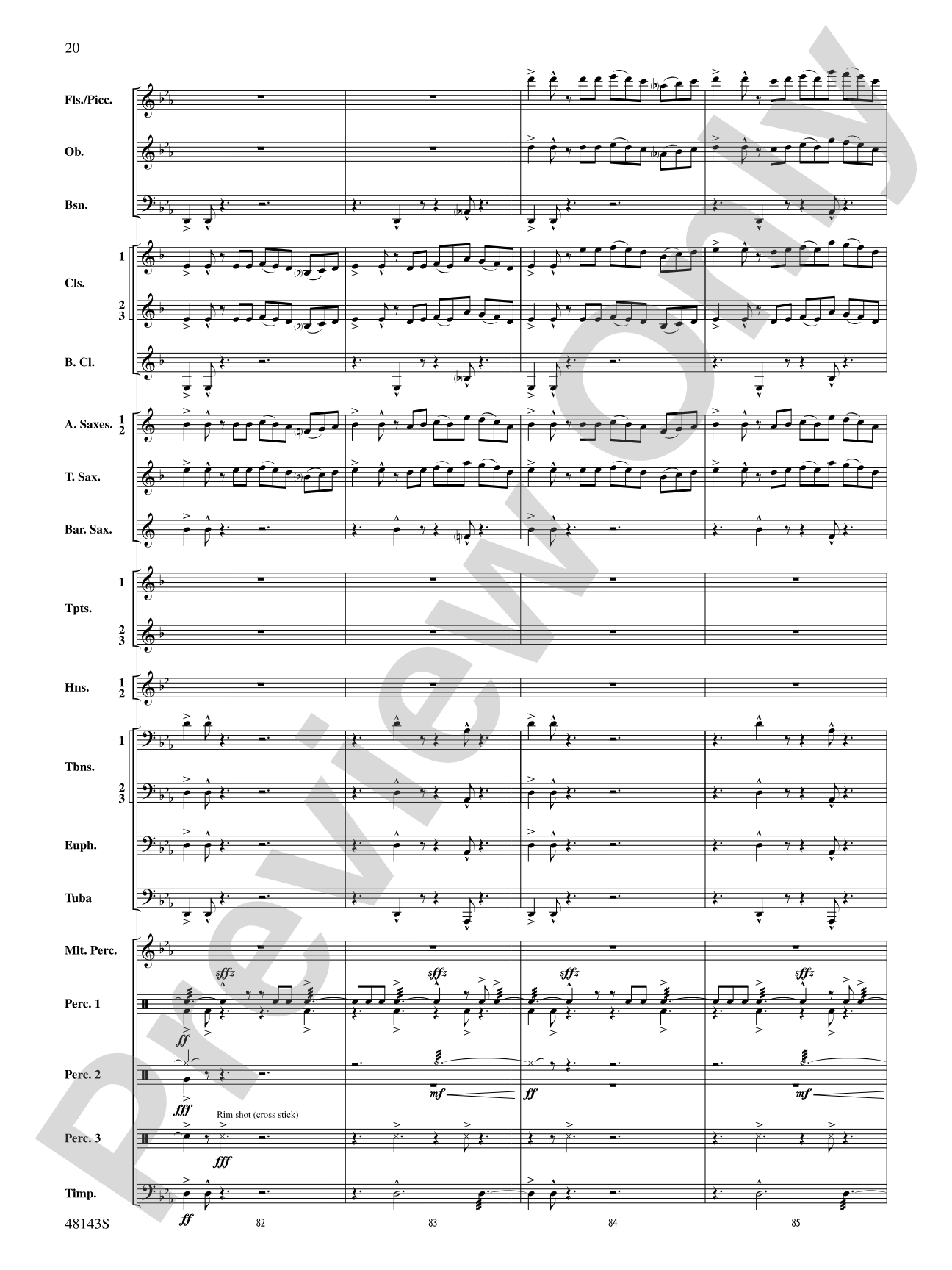 Glorious Revolution: Concert Band Conductor Score & Parts