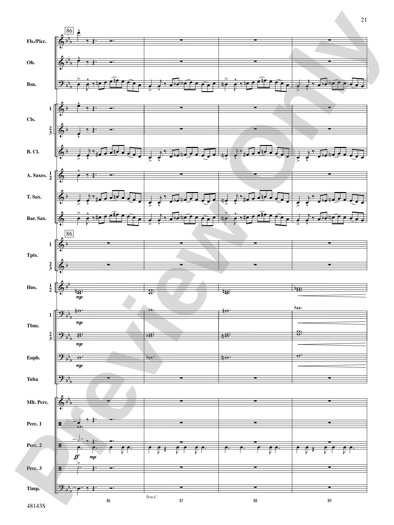 Glorious Revolution: Concert Band Conductor Score & Parts